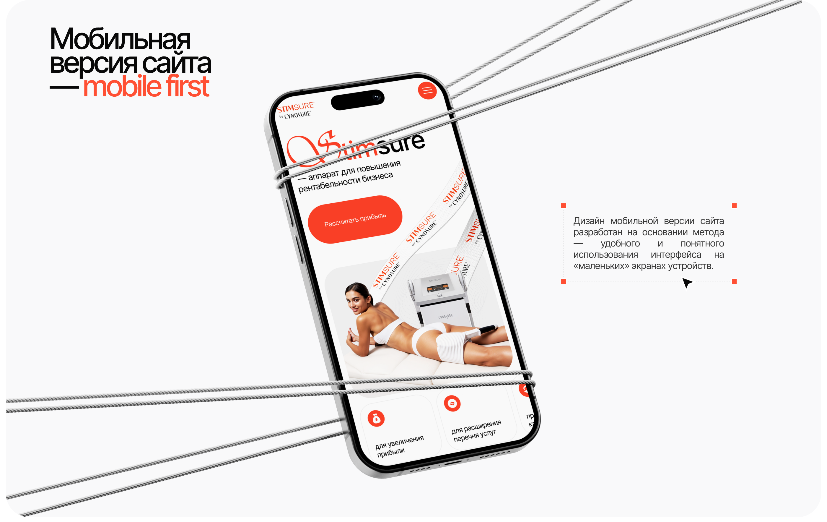 Аппарат StimSure | beauty website — Изображение №10 — Интерфейсы на Dprofile