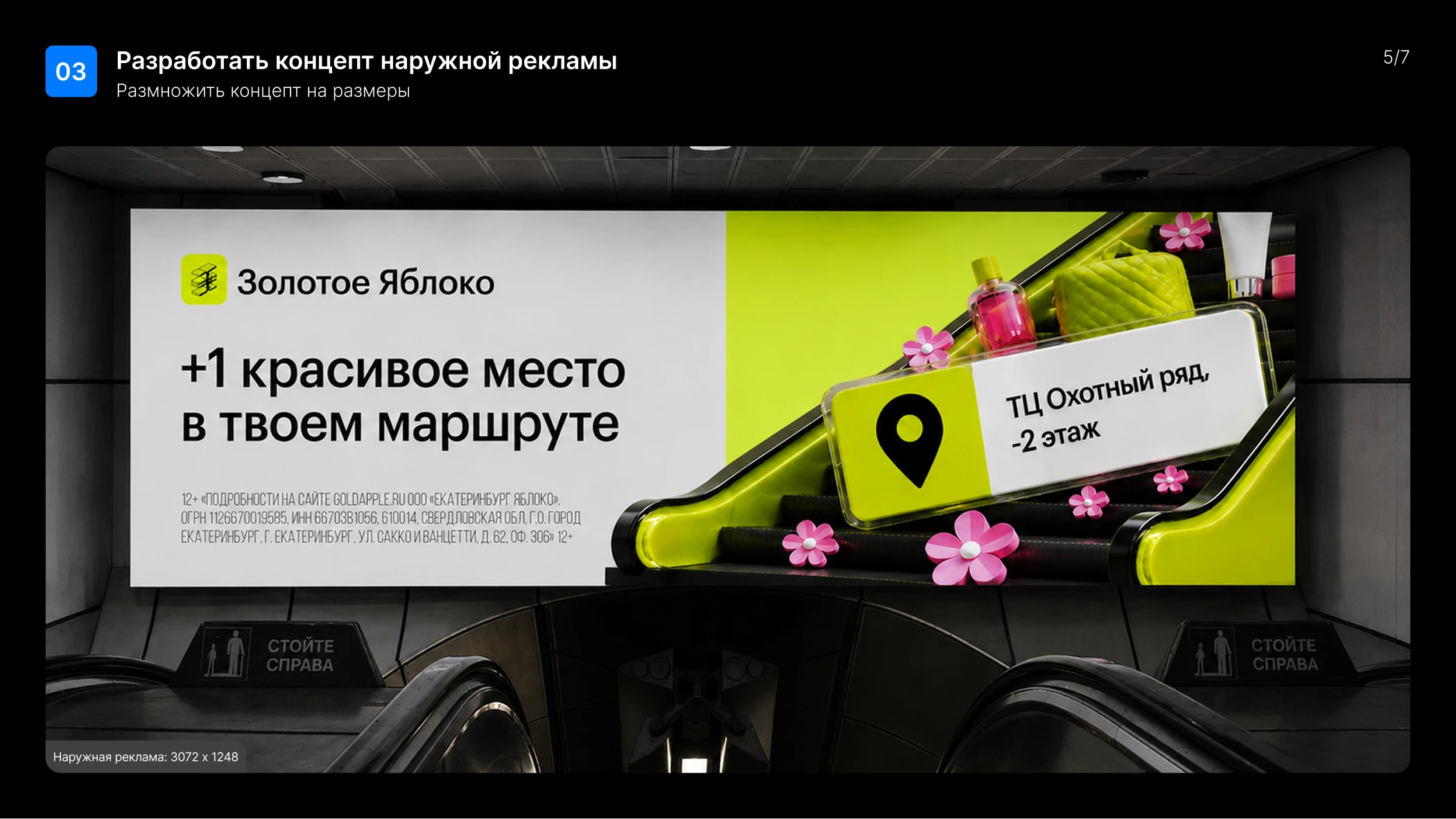 Золотое Яблоко. Концепция промо-кампании Only in GA — Изображение №5 — Брендинг, Маркетинг на Dprofile