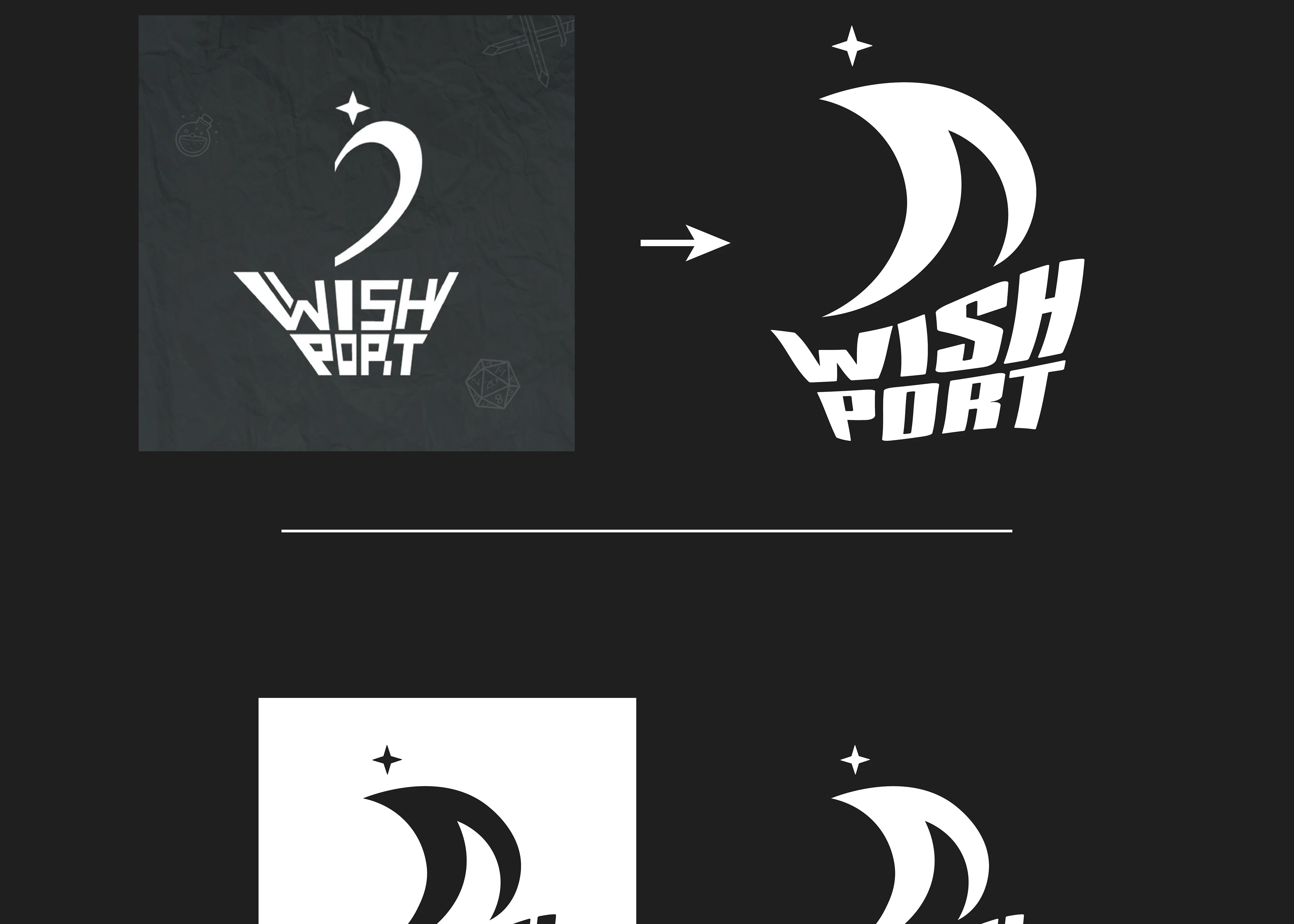 Разработка логотипа для издательства "Wish Port" — Изображение №19 — Брендинг на Dprofile
