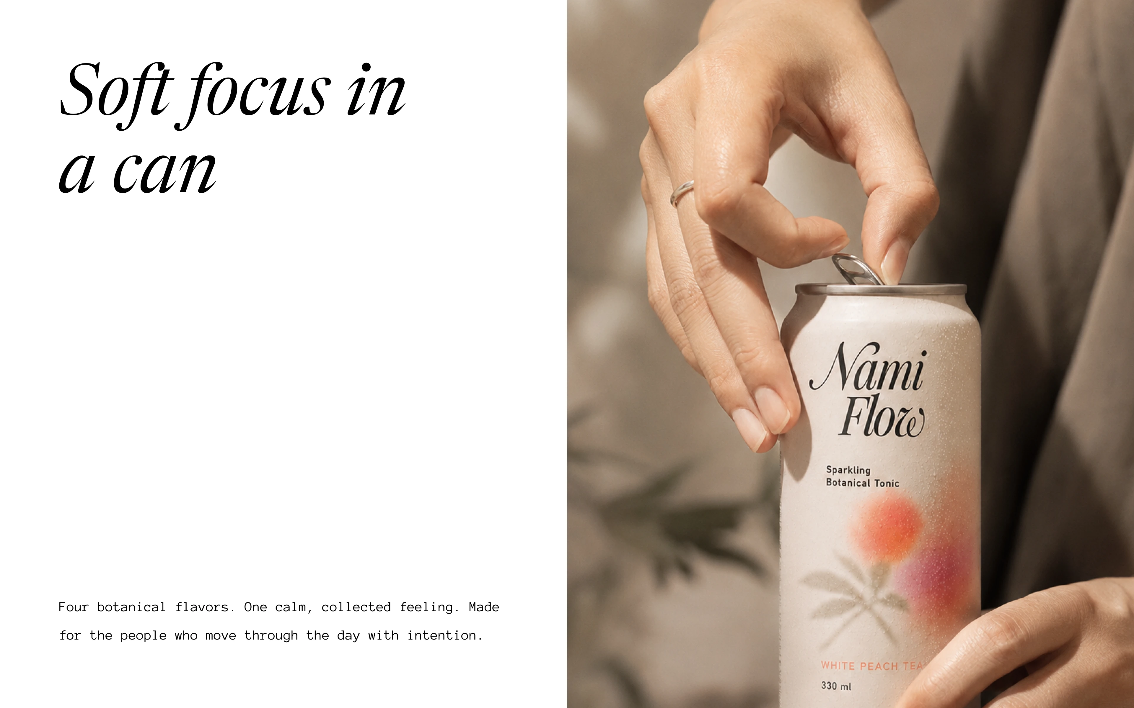 NAMI FLOW — Botanical Drink Identity — Изображение №13 — Брендинг, Промдизайн на Dprofile