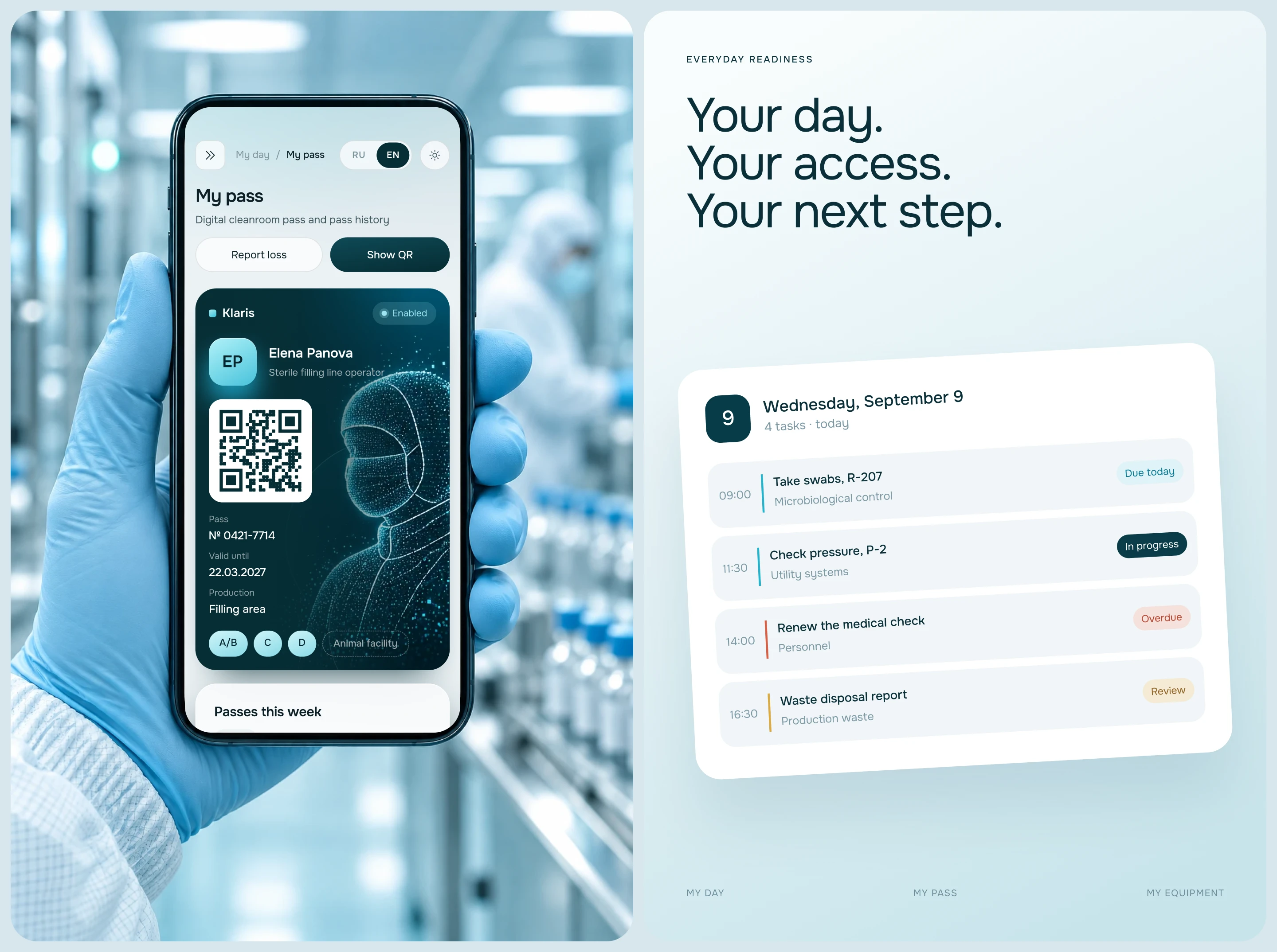 Klaris — Clarity for Pharmaceutical Operations — Изображение №16 — Интерфейсы на Dprofile