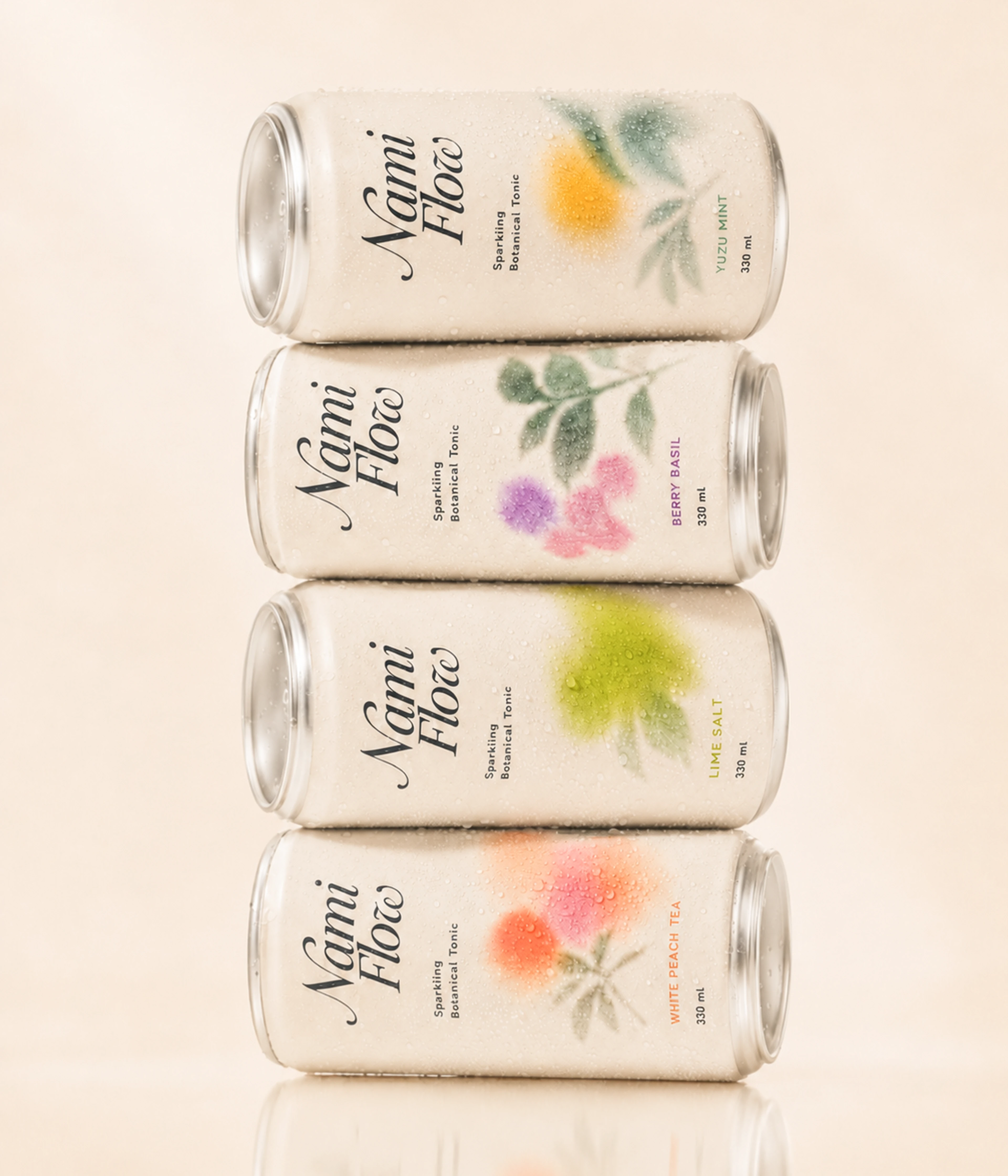 NAMI FLOW — Botanical Drink Identity — Изображение №14 — Брендинг, Промдизайн на Dprofile