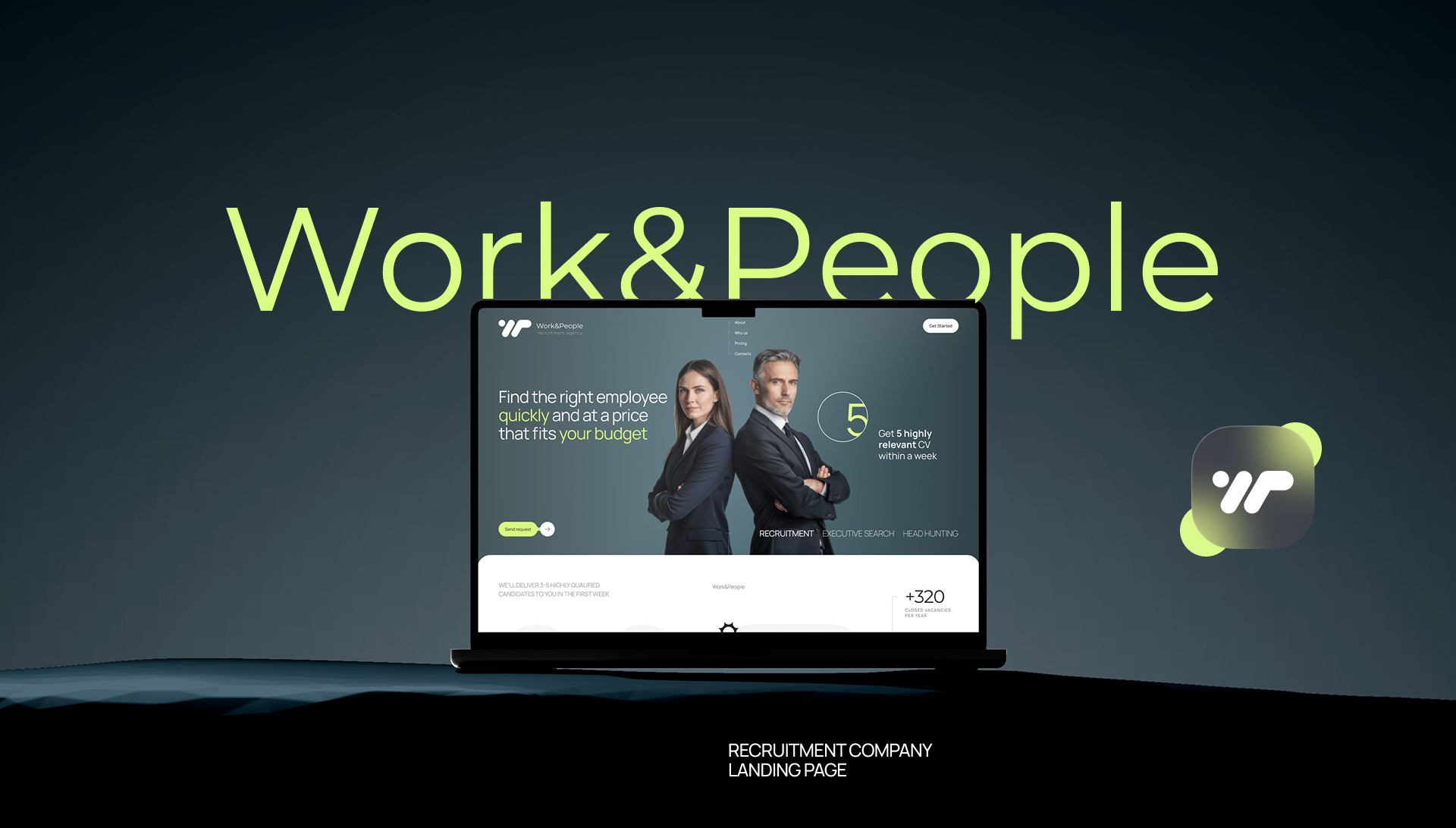 Work& People — Изображение №1 — Интерфейсы, Брендинг на Dprofile