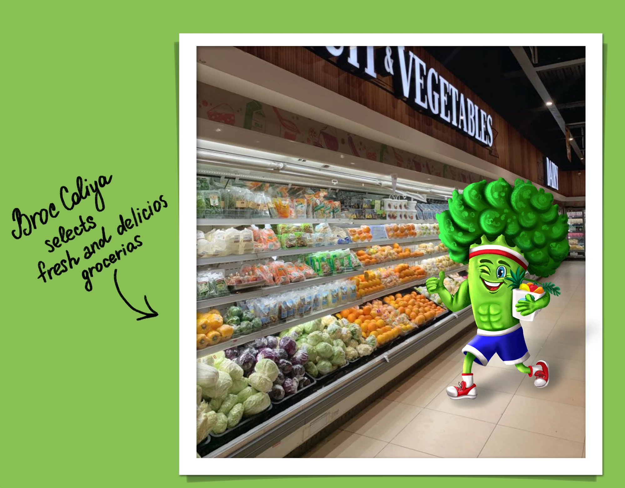 Маскот для магазина правильного питания. Персонаж Брок Коля. — Изображение №9 — Брендинг, Иллюстрация на Dprofile