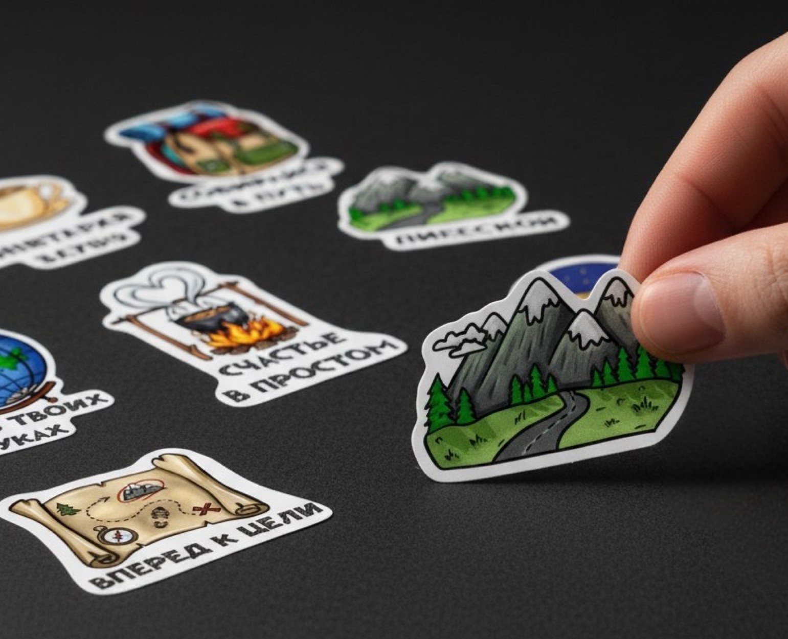 Стикеры для туристического агентства. Стикерпак для туристов. на Dprofile