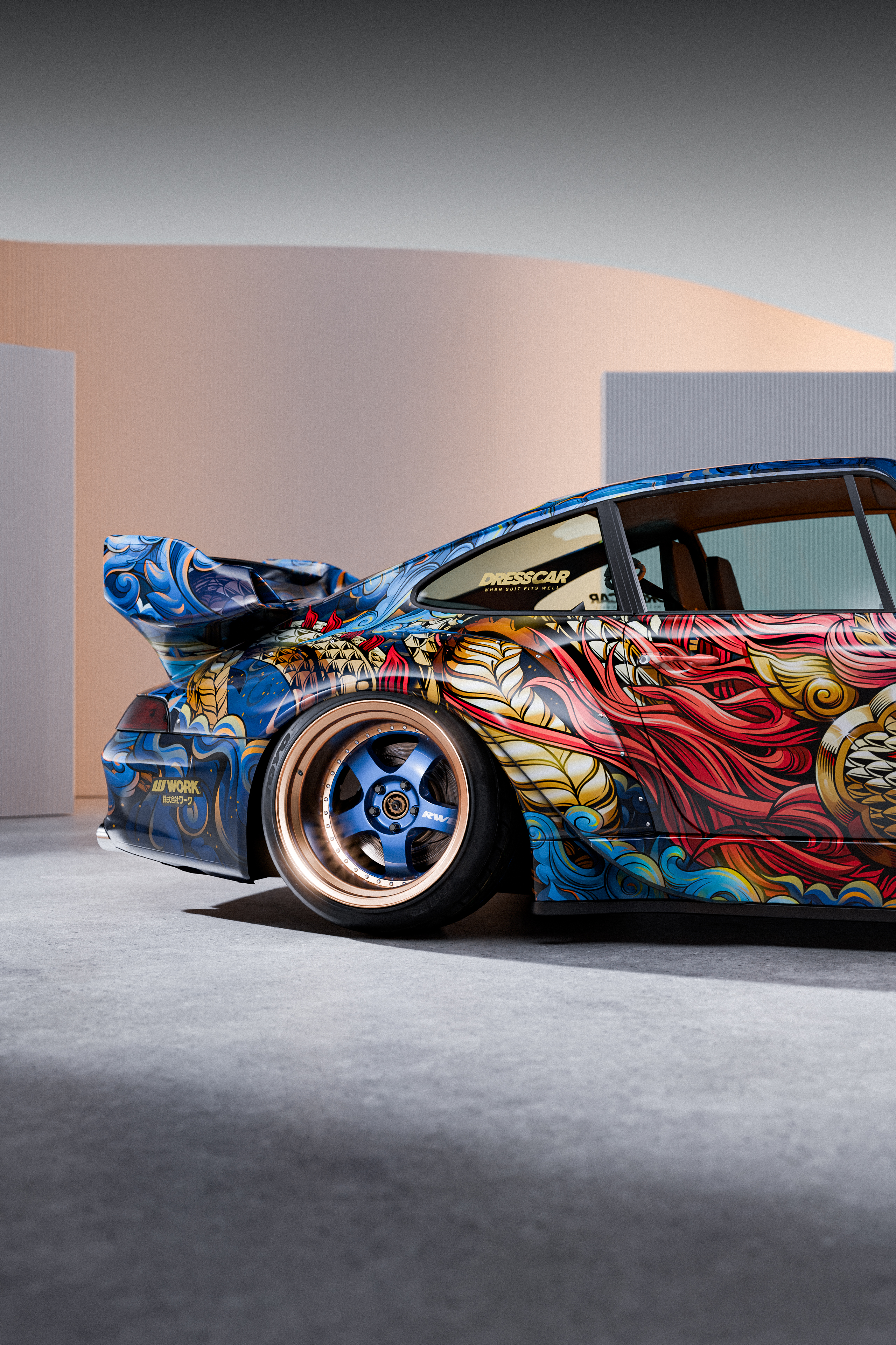 Porsche 911 RWB — Изображение №6 — Иллюстрация, 3D на Dprofile