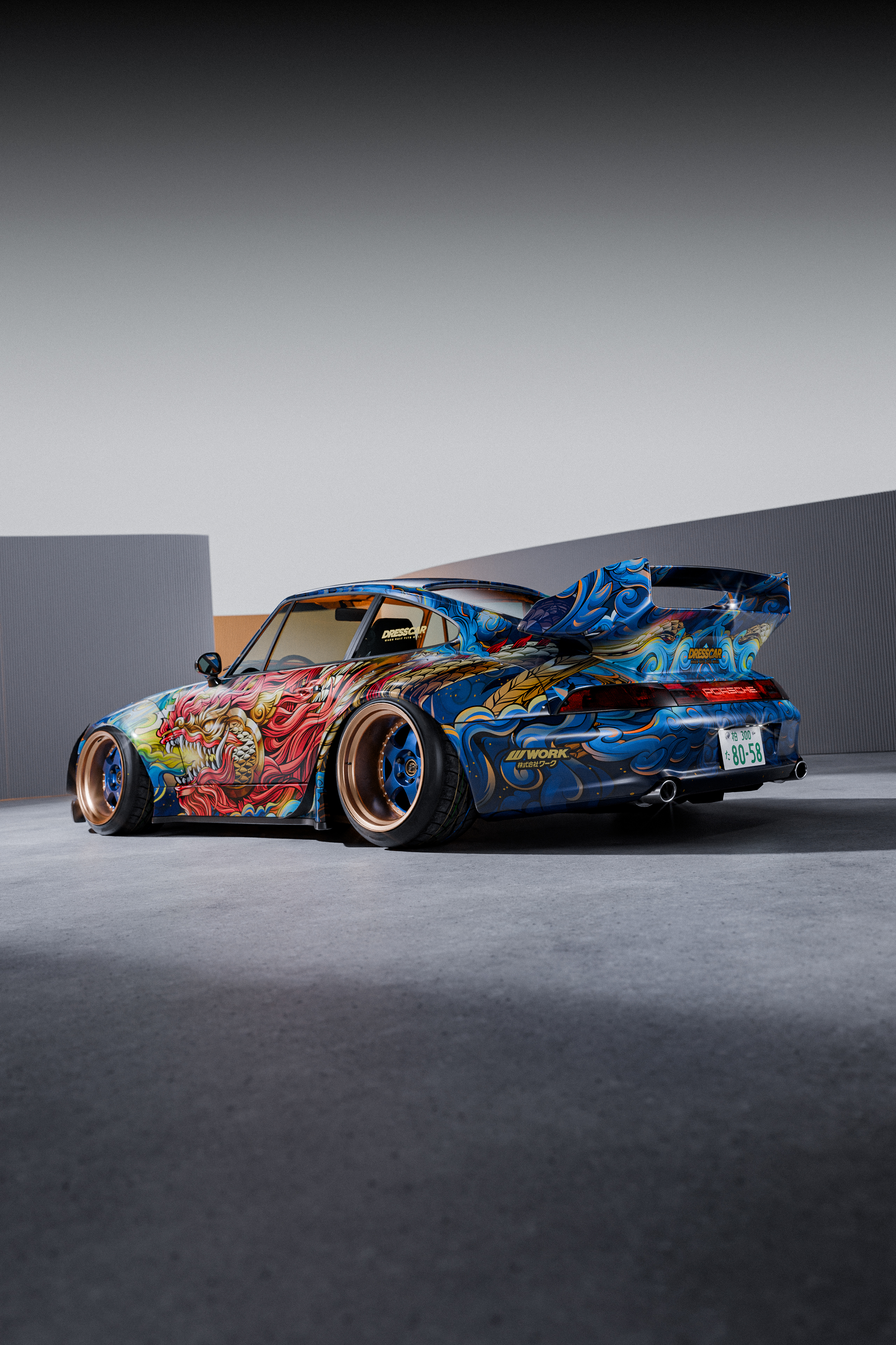 Porsche 911 RWB — Изображение №2 — Иллюстрация, 3D на Dprofile