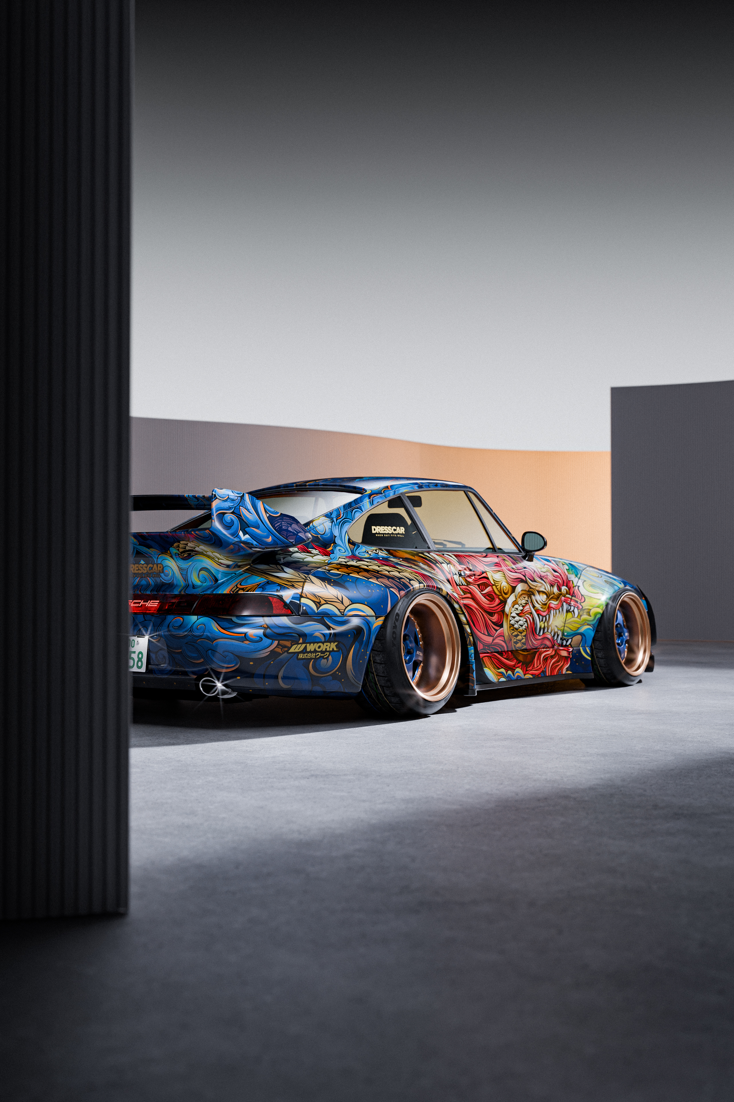 Porsche 911 RWB — Изображение №3 — Иллюстрация, 3D на Dprofile
