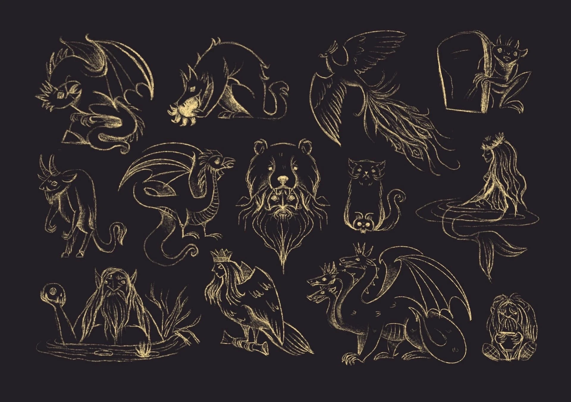 Стикерпак "Славянская мифология" — Изображение №2 — Иллюстрация, Графика на Dprofile