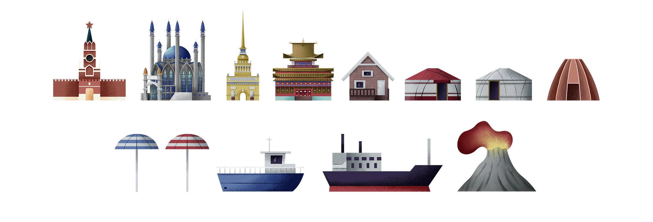 Карта России — Изображение №2 — Иллюстрация на Dprofile