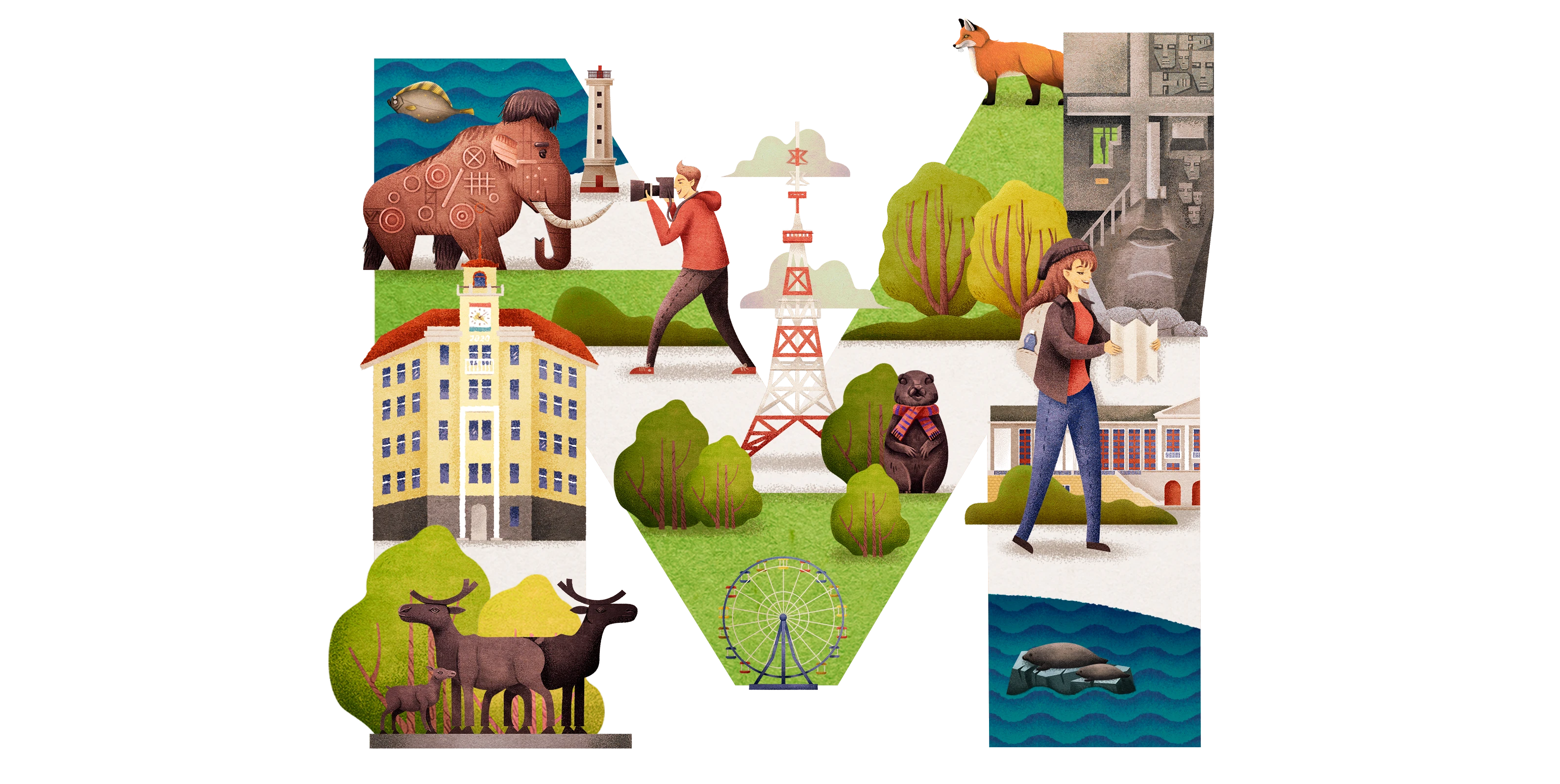 Карта Магадана — Изображение №1 — Иллюстрация, Графика на Dprofile