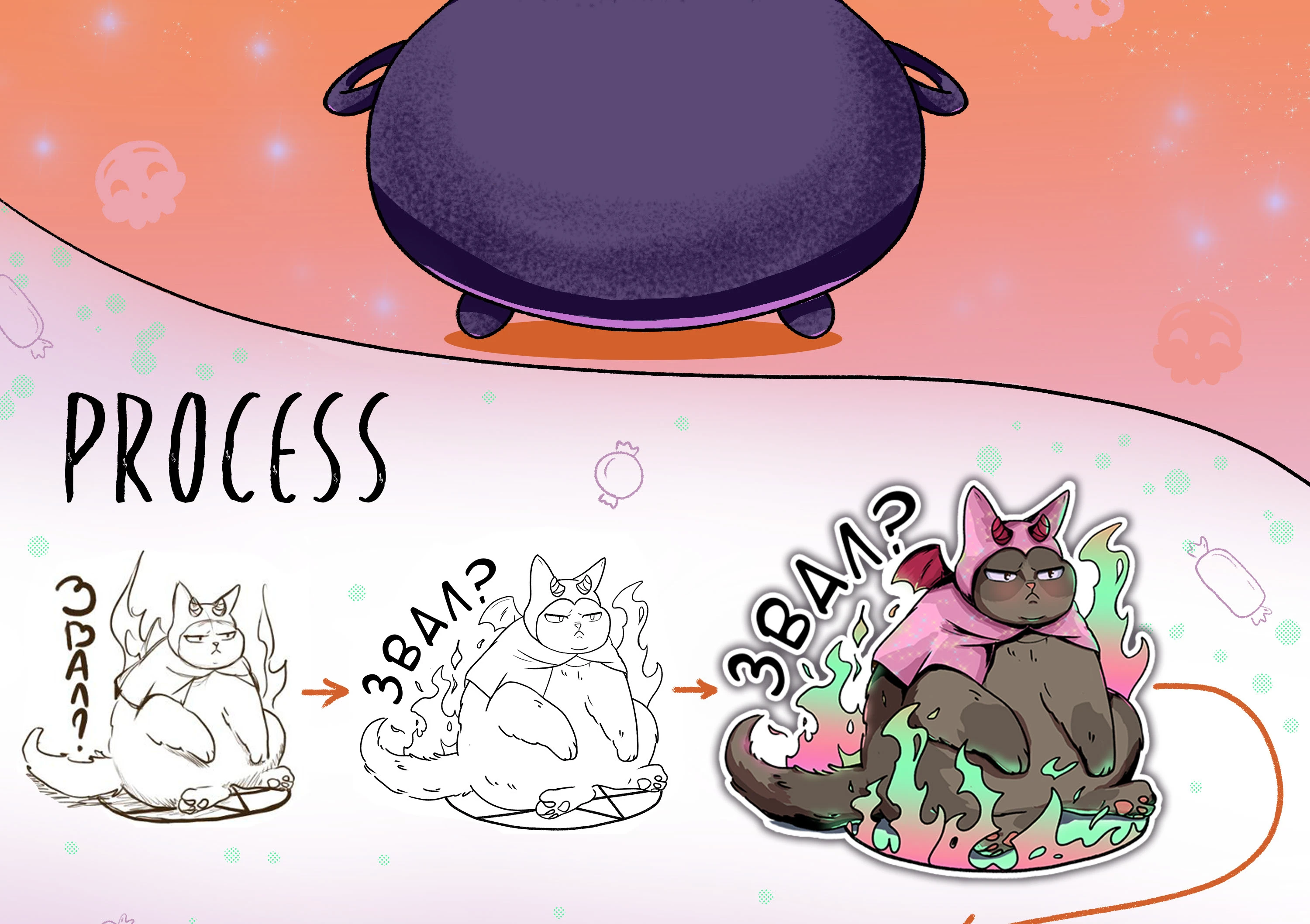 Тематический стикерпак — Изображение №3 — Иллюстрация, Графика на Dprofile