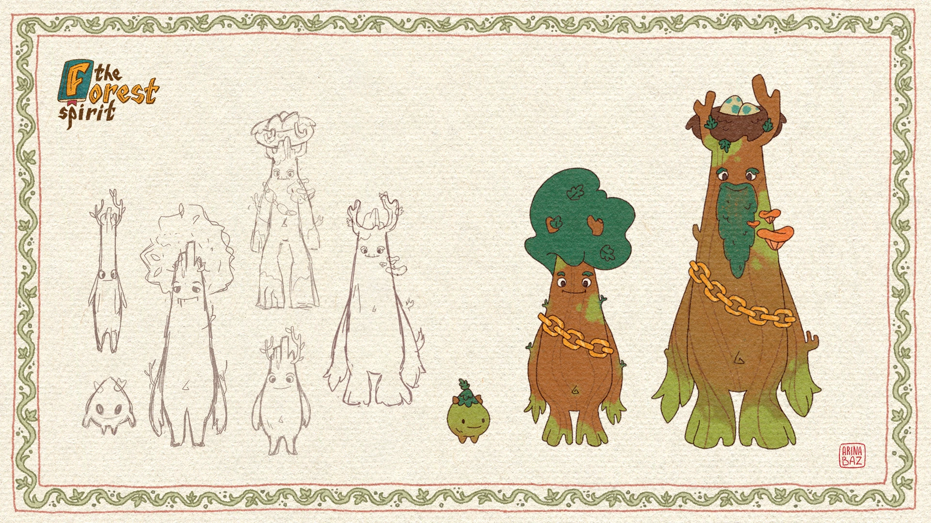 The Forest Spirit — Изображение №7 — Иллюстрация на Dprofile