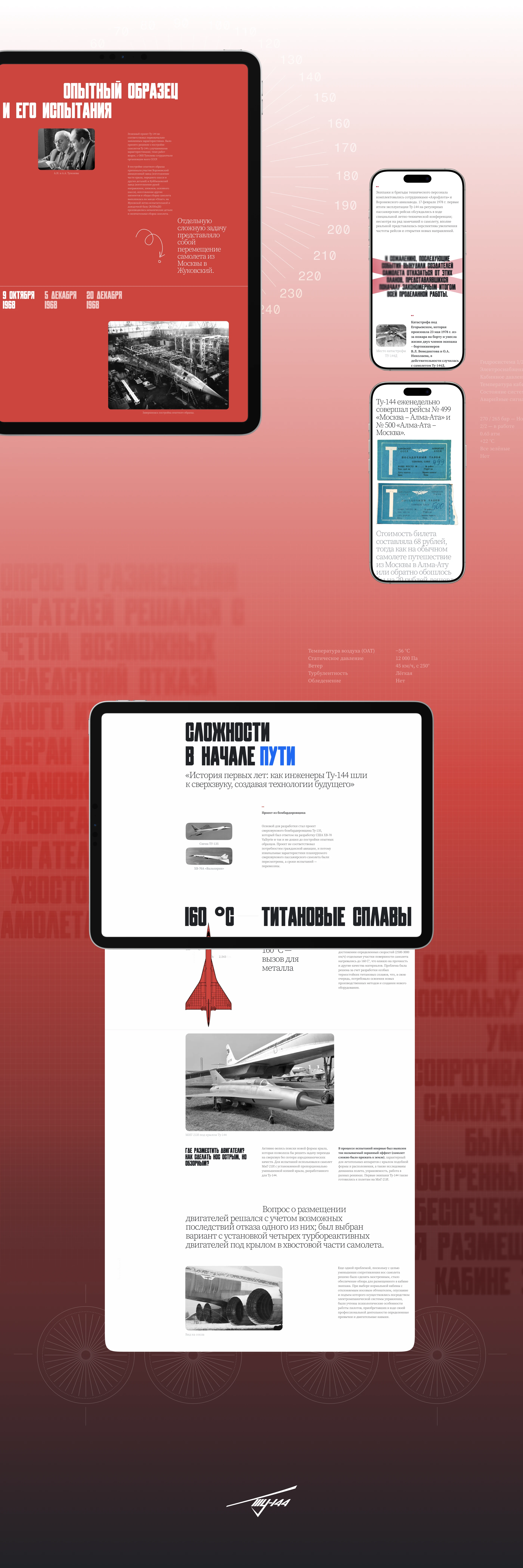 ТУ-144 первый сверхзвуковой пассажирский  самолет — Изображение №12 — Интерфейсы, Анимация на Dprofile