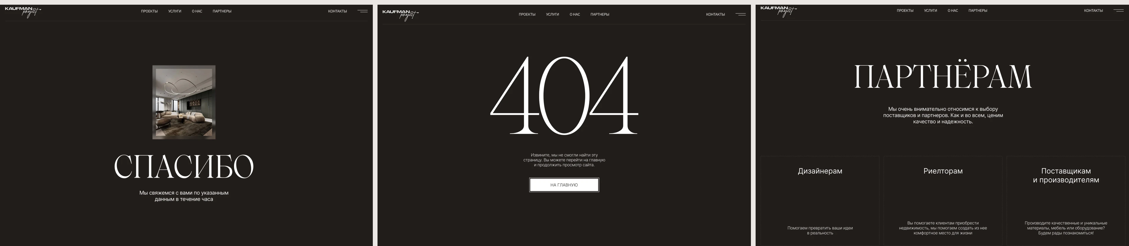 Разработка сайта архитектурного дизайн-бюро — Изображение №13 — Интерфейсы, Анимация на Dprofile