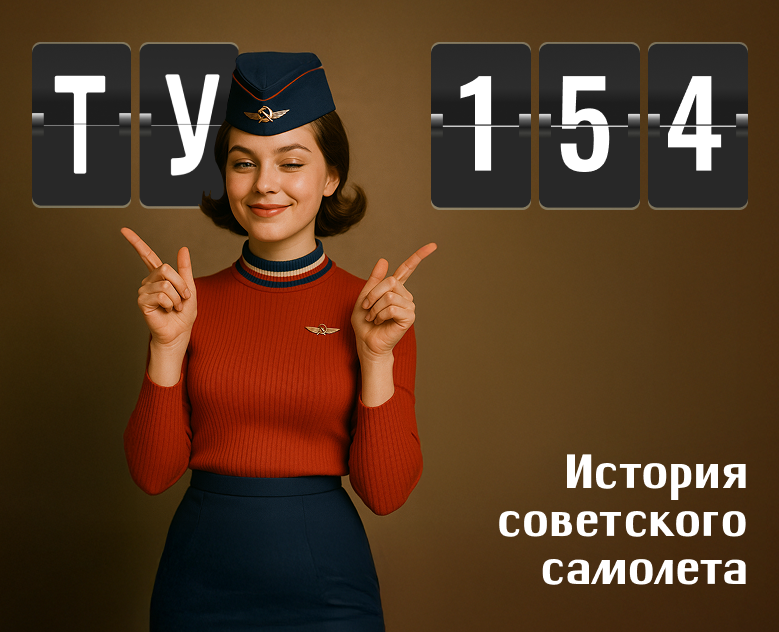 История советского самолета ТУ 154 на Dprofile