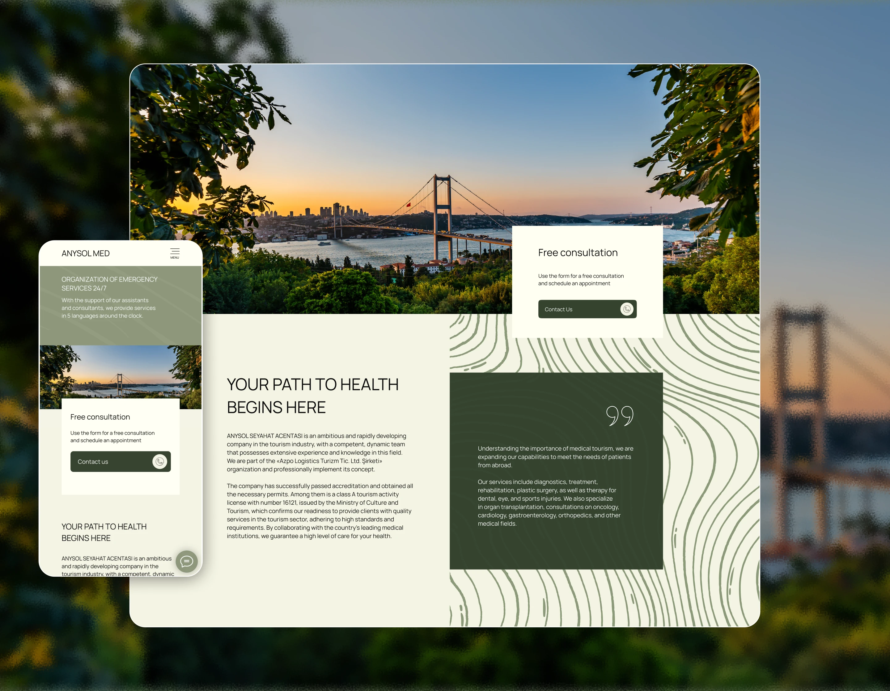Дизайн сайта для медицинского туризма в Турции — Изображение №4 — Интерфейсы на Dprofile