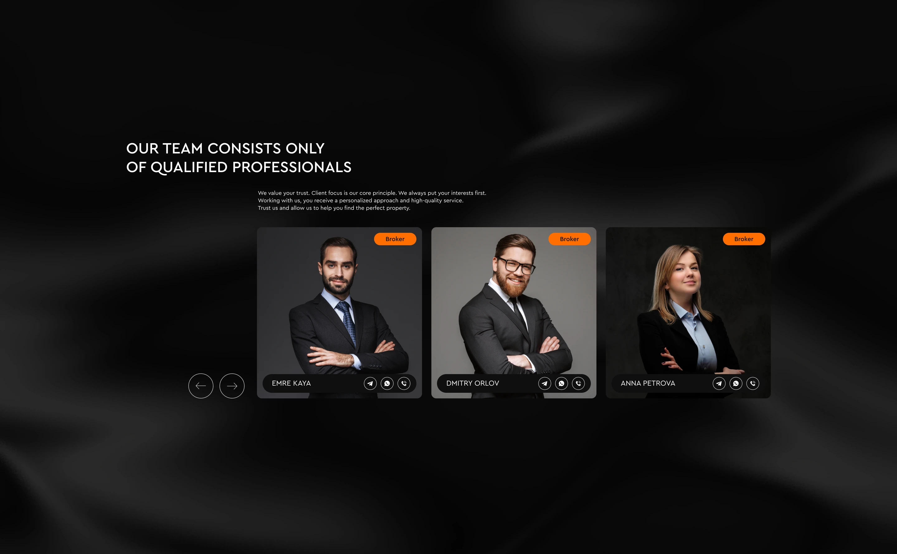 Premium real estate service UX/UI website design — Изображение №11 — Интерфейсы на Dprofile