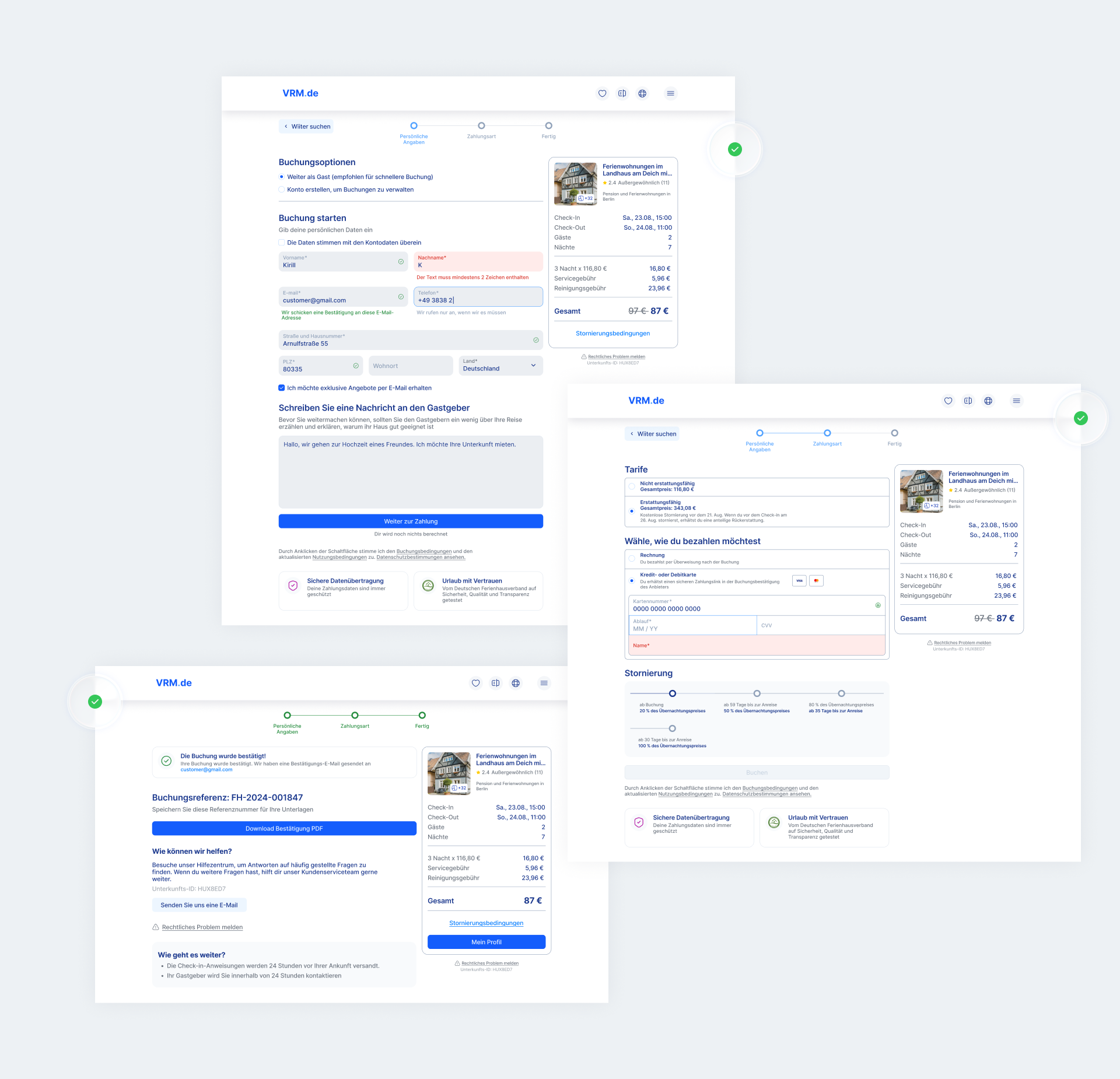 Vacation Rental Marketplace – Product Design & UX/UI — Изображение №12 — Интерфейсы на Dprofile