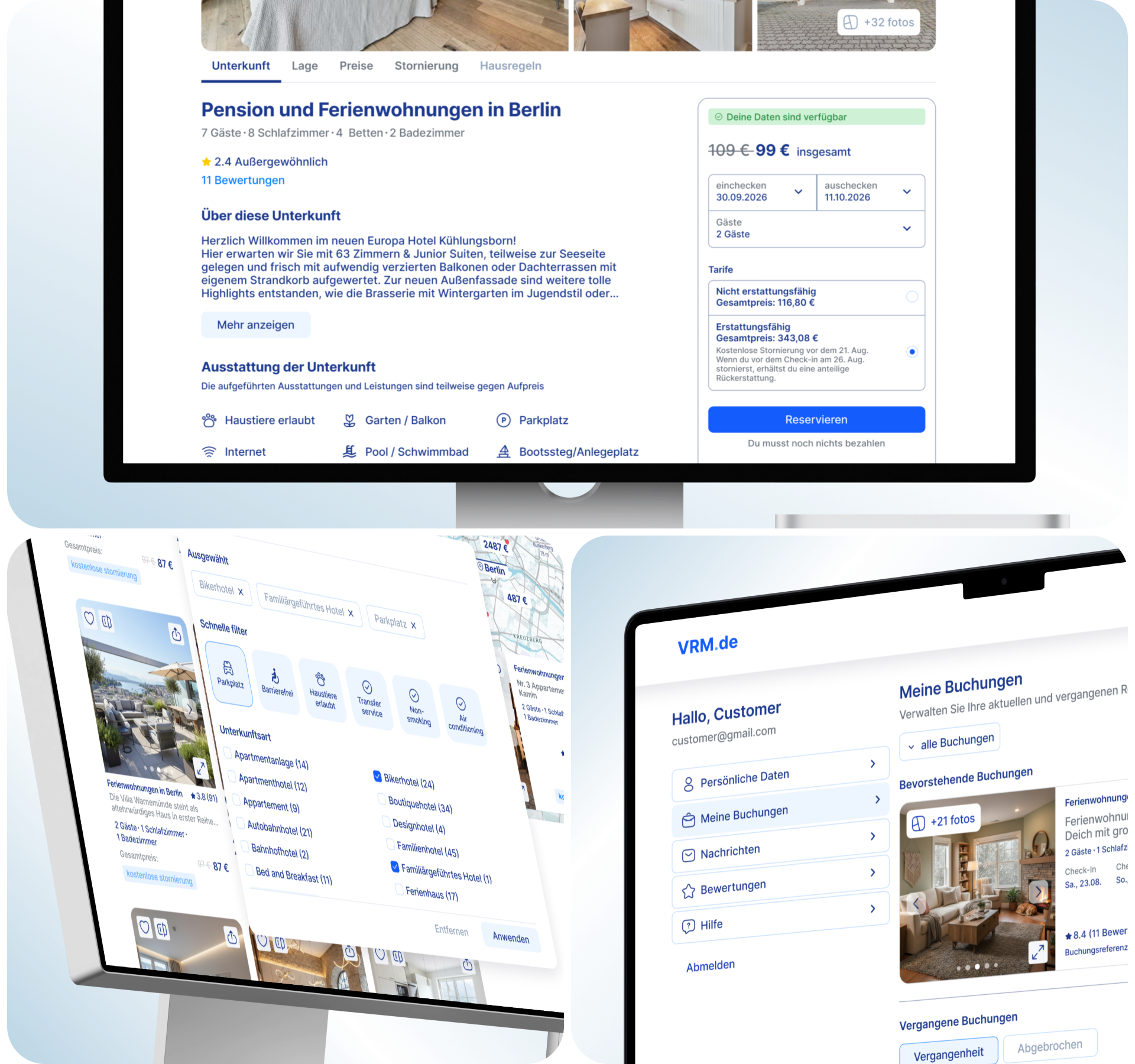 Vacation Rental Marketplace – Product Design & UX/UI — Изображение №4 — Интерфейсы на Dprofile