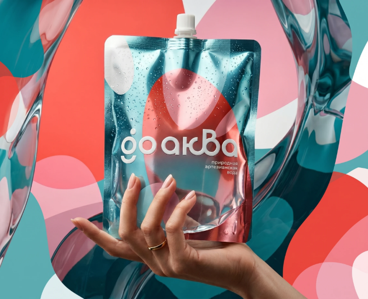 Природная артезианская вода GO Aква — Брендинг на Dprofile