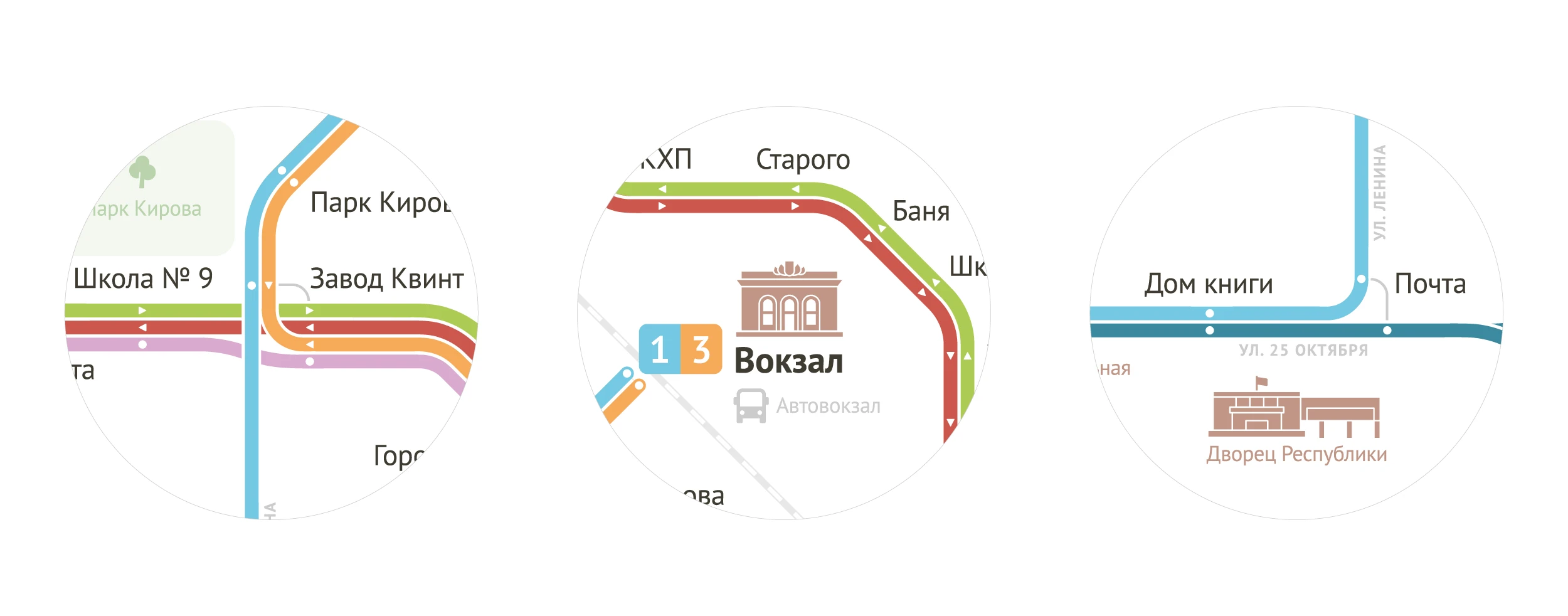 Транспортная схема троллейбусов Тирасполя — Изображение №9 — Брендинг, Графика на Dprofile