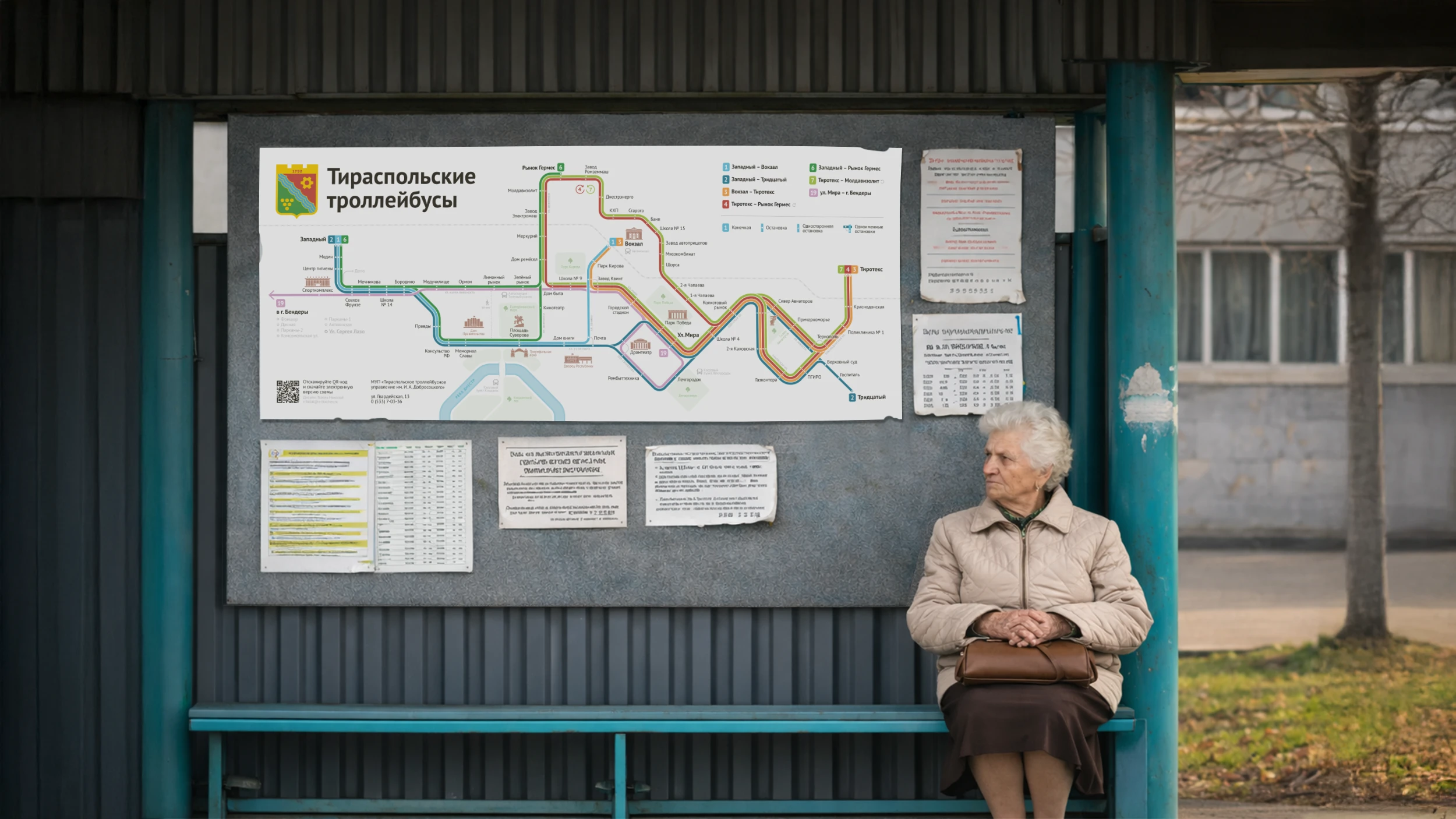 Транспортная схема троллейбусов Тирасполя — Изображение №5 — Брендинг, Графика на Dprofile