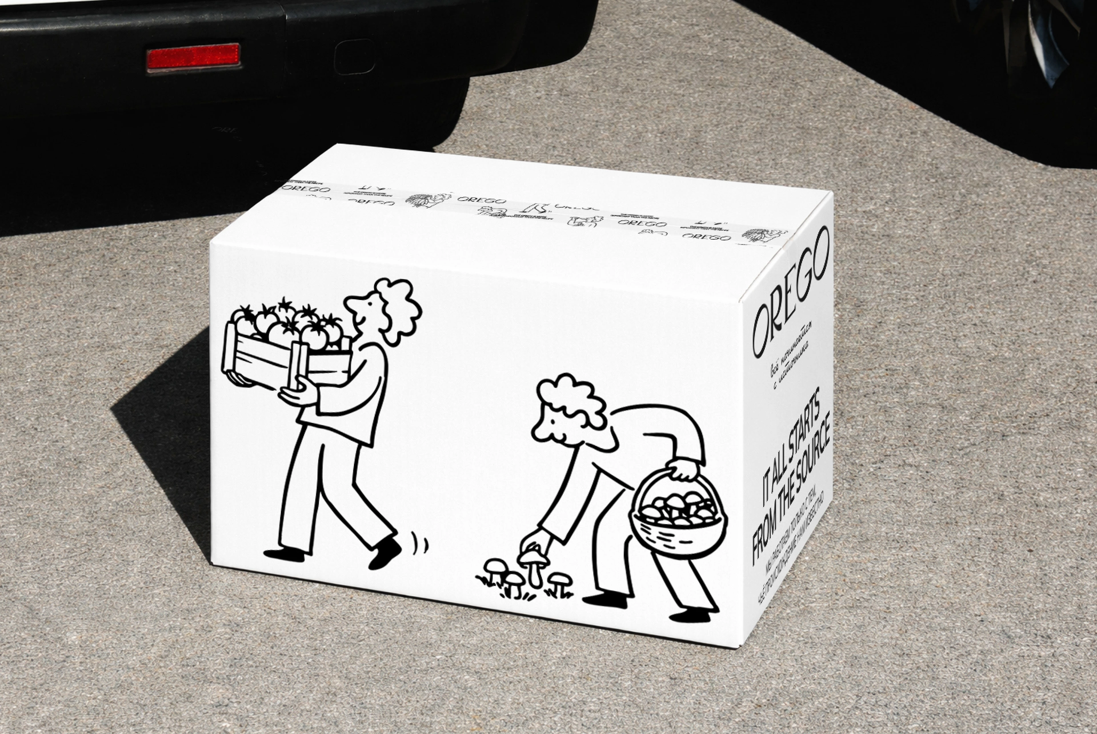 OREGO brand Identity for restaurant / food brand — Изображение №8 — Брендинг на Dprofile