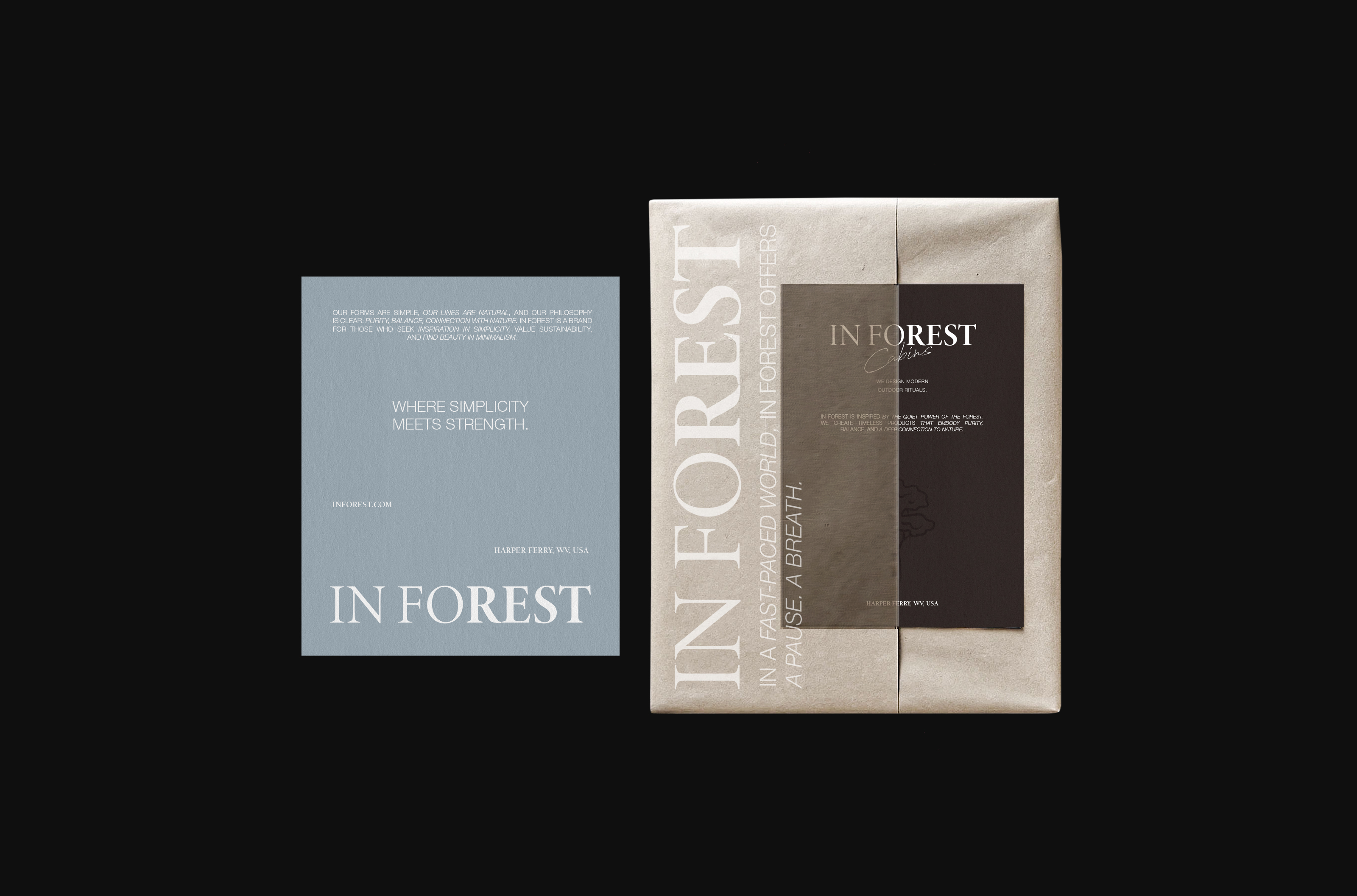 IN FOREST Glamping / брендинг для глэмпинга — Изображение №8 — Брендинг на Dprofile