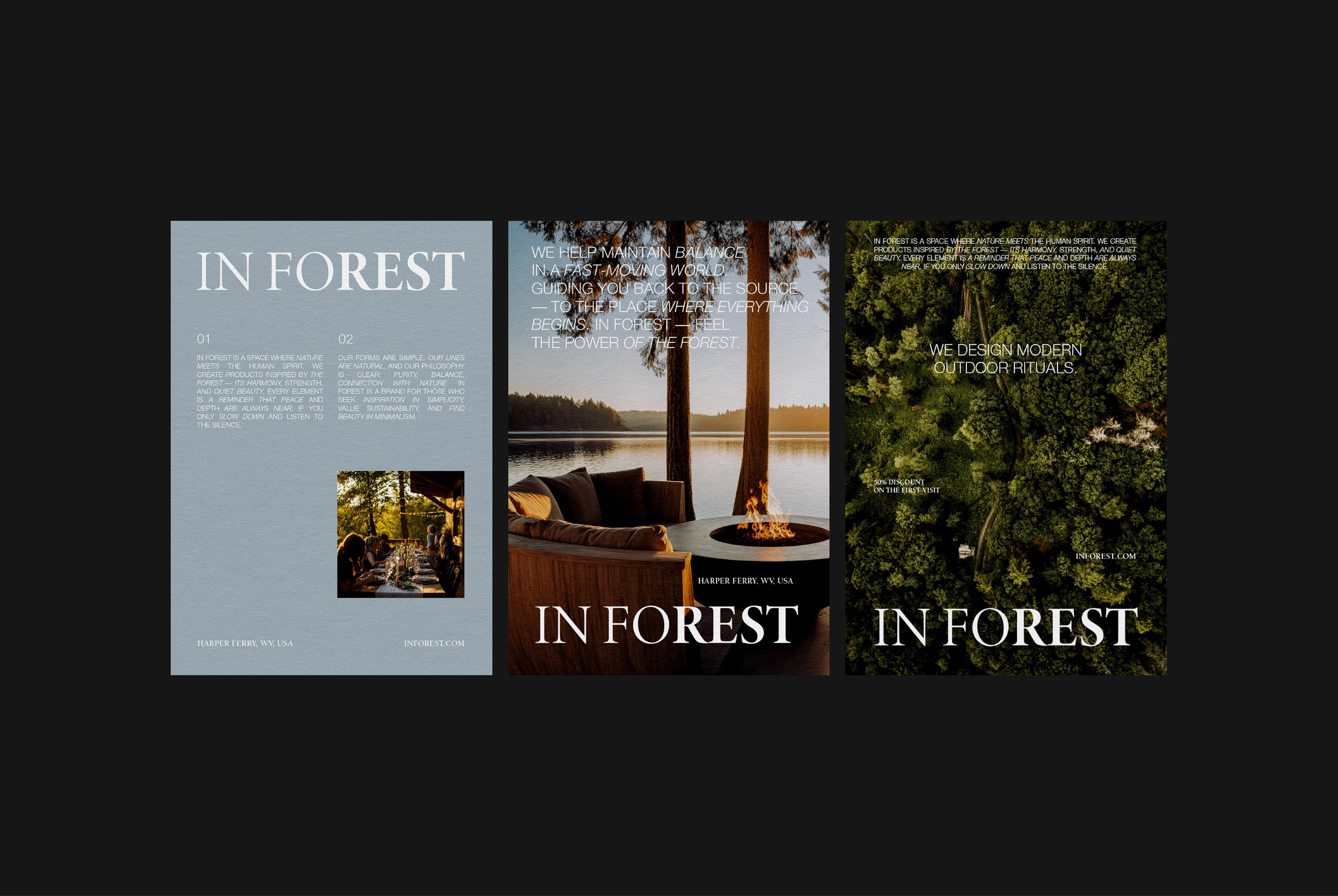 IN FOREST / GLAMPING & CAMPING IDENTITY — Изображение №5 — Брендинг на Dprofile