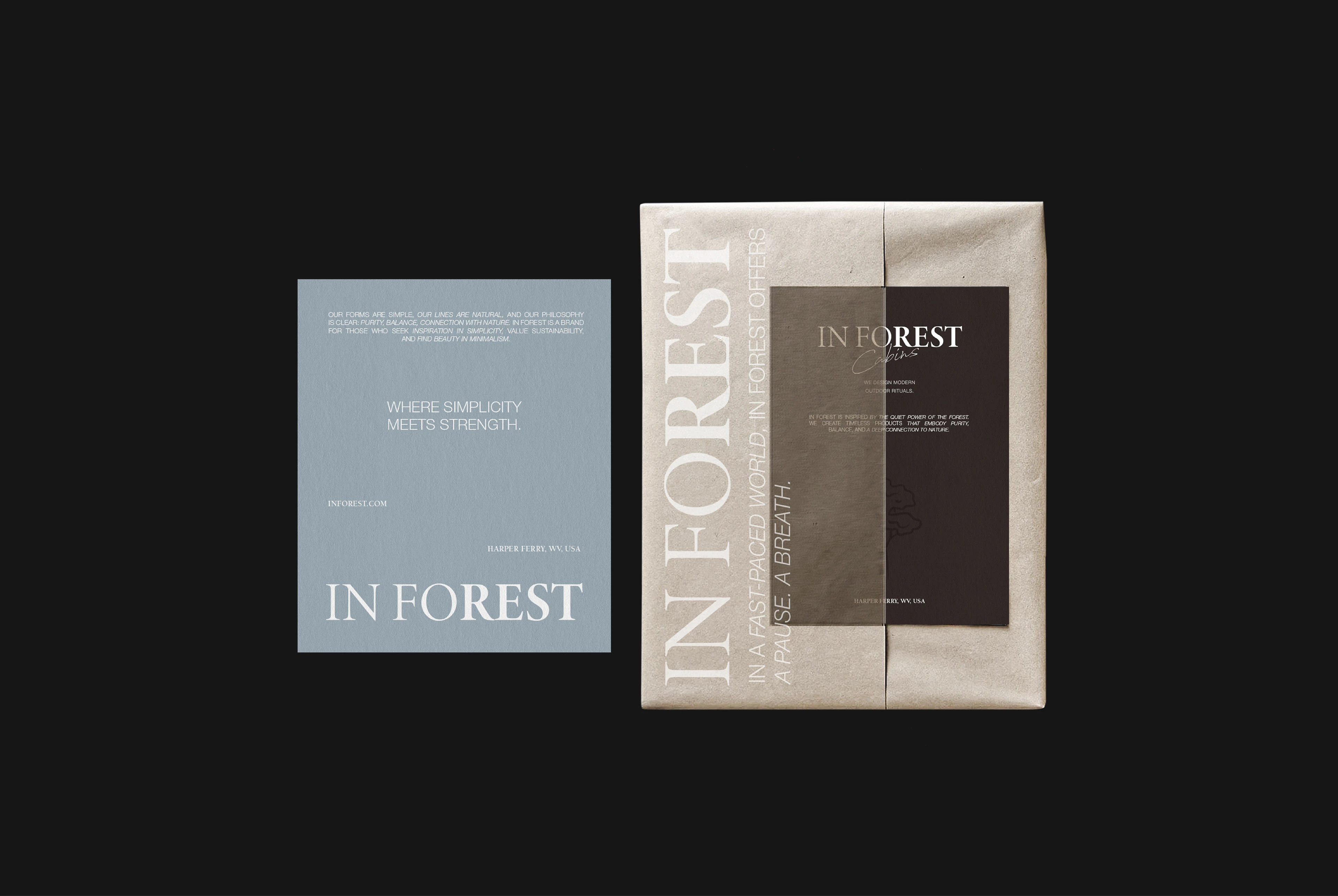 IN FOREST / GLAMPING & CAMPING IDENTITY — Изображение №2 — Брендинг на Dprofile