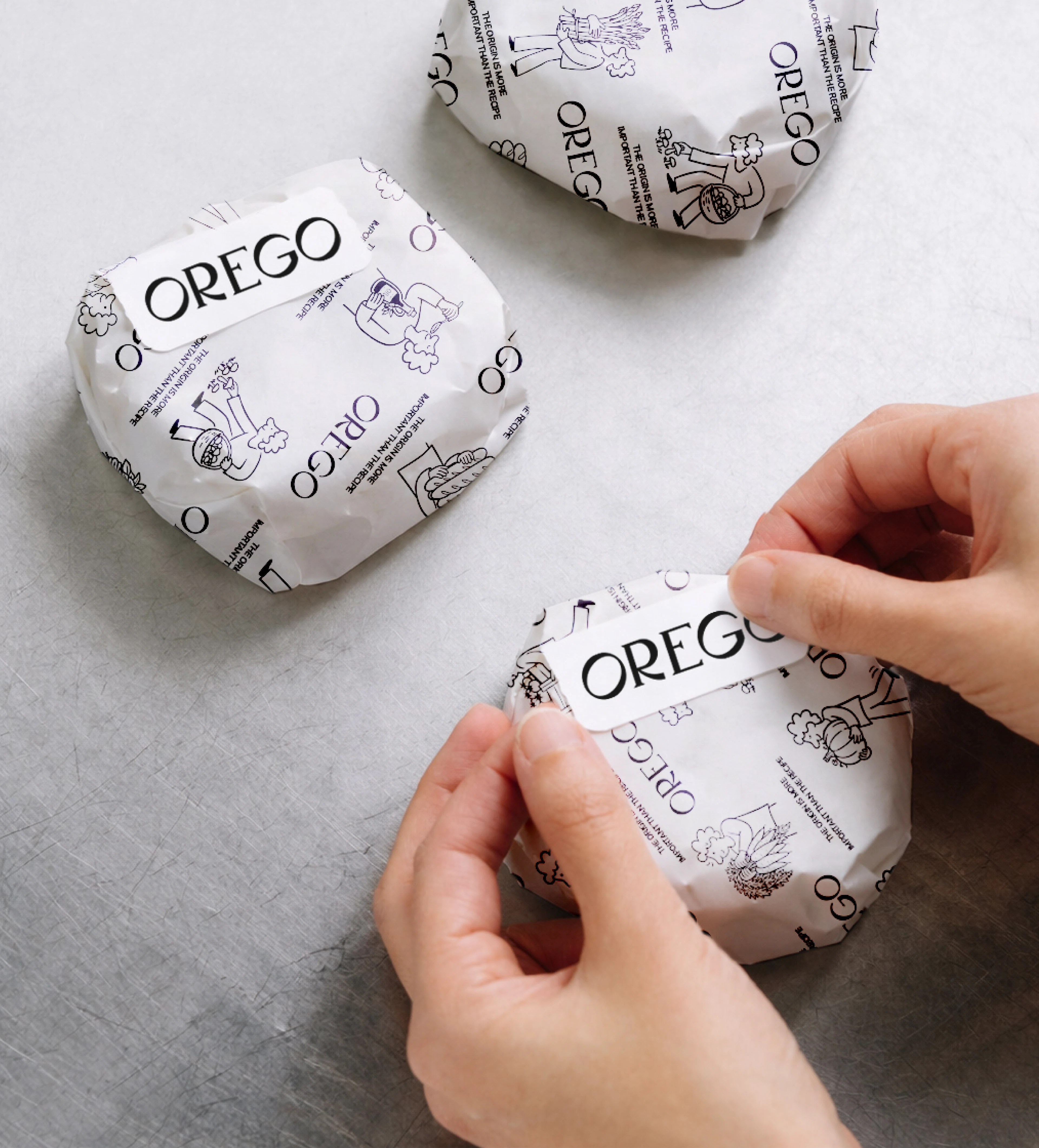 OREGO brand Identity for restaurant / food brand — Изображение №14 — Брендинг на Dprofile