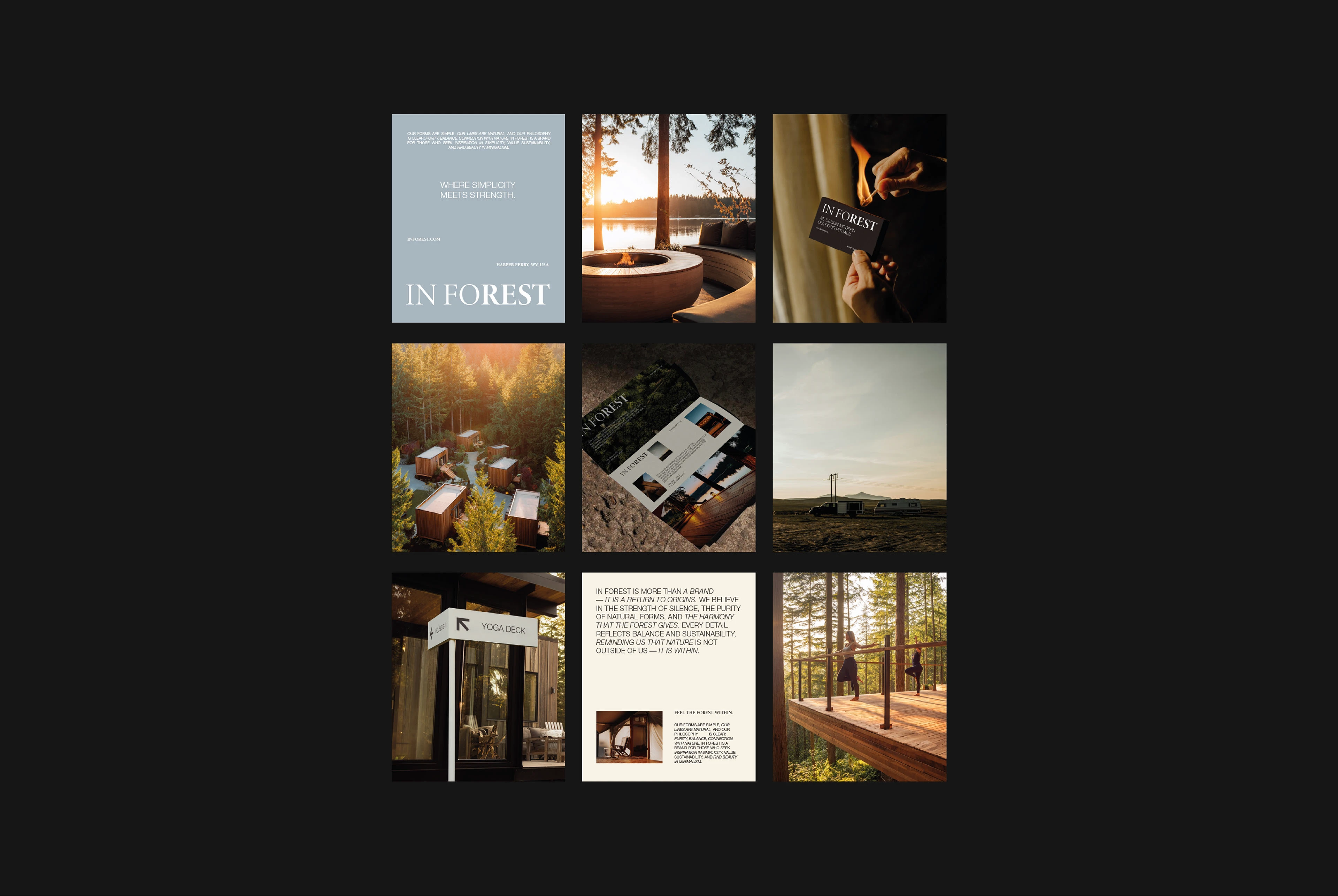 IN FOREST / GLAMPING & CAMPING IDENTITY — Изображение №11 — Брендинг на Dprofile