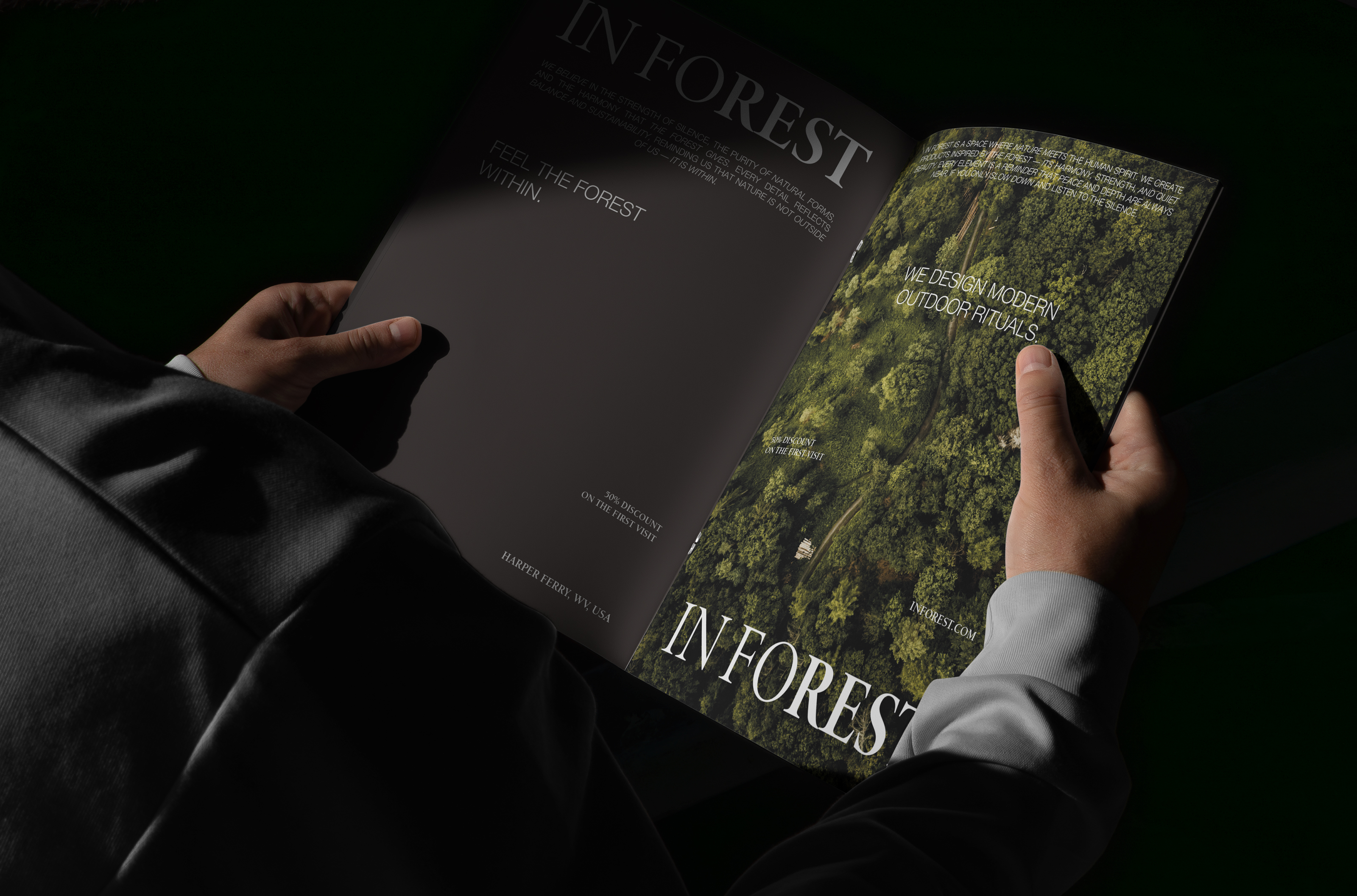 IN FOREST Glamping / брендинг для глэмпинга — Изображение №7 — Брендинг на Dprofile