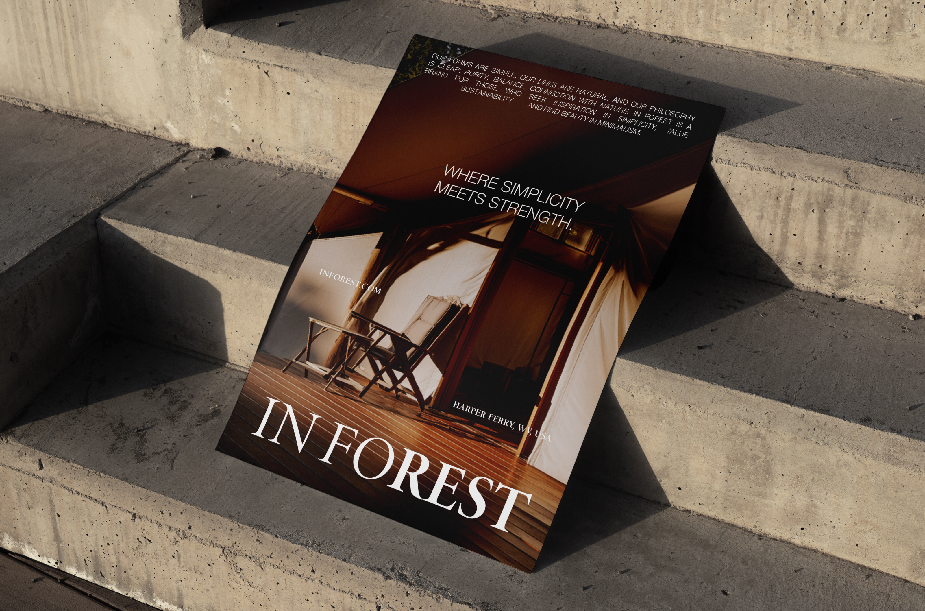 IN FOREST Glamping / брендинг для глэмпинга — Изображение №9 — Брендинг на Dprofile