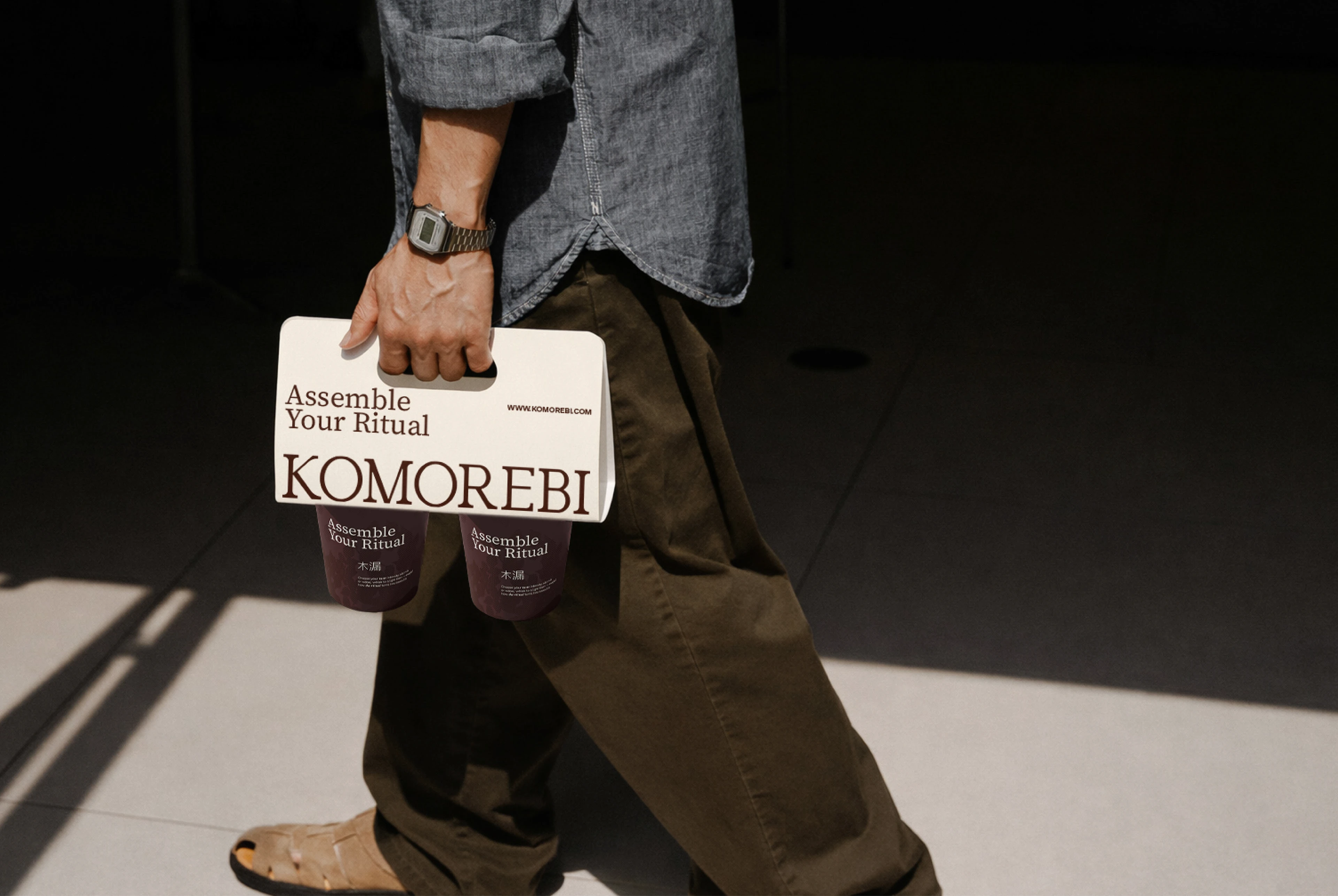 KOMOREBI brand Identity for a Japanese Matcha Store — Изображение №3 — Брендинг на Dprofile