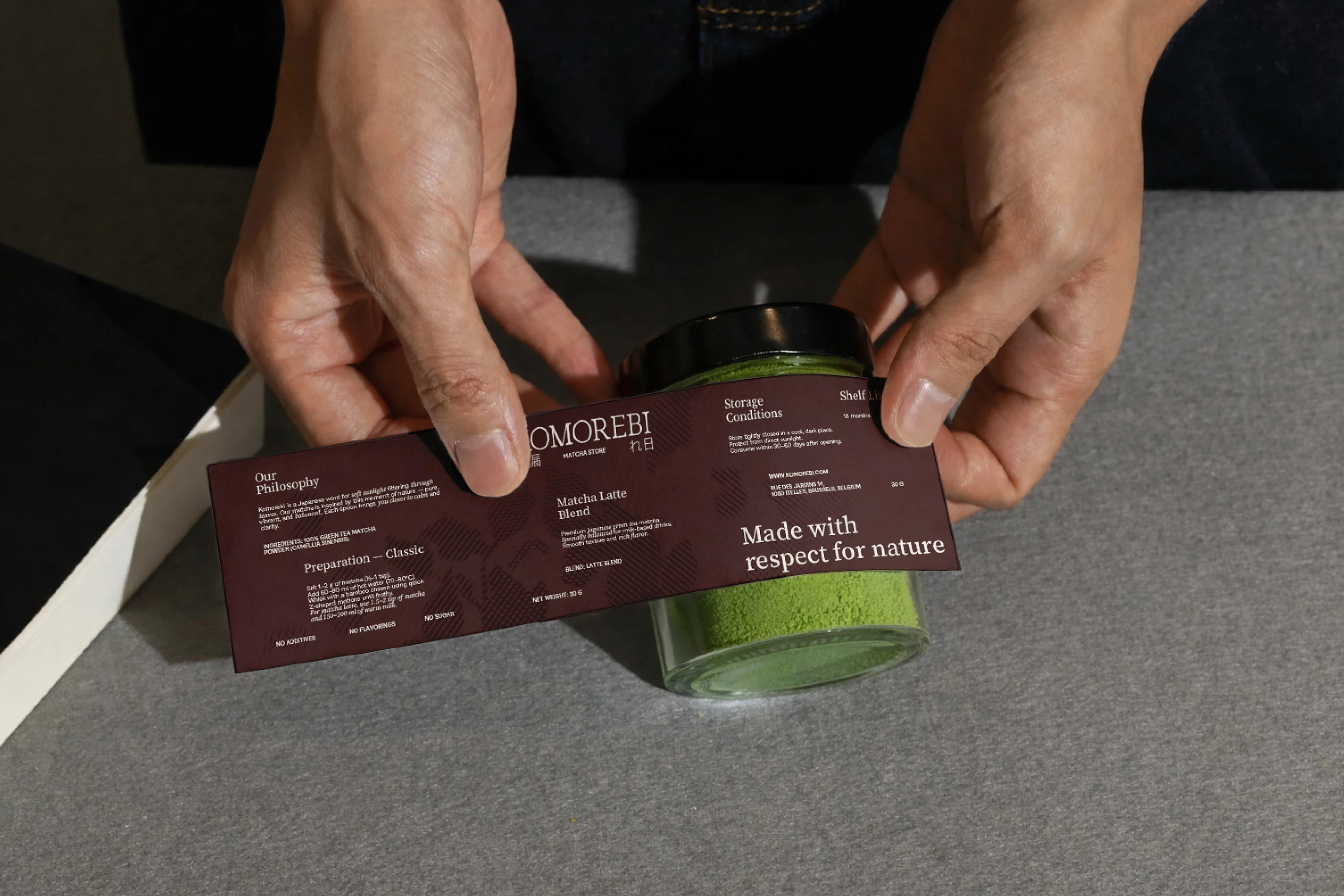 KOMOREBI brand Identity for a Japanese Matcha Store — Изображение №10 — Брендинг на Dprofile