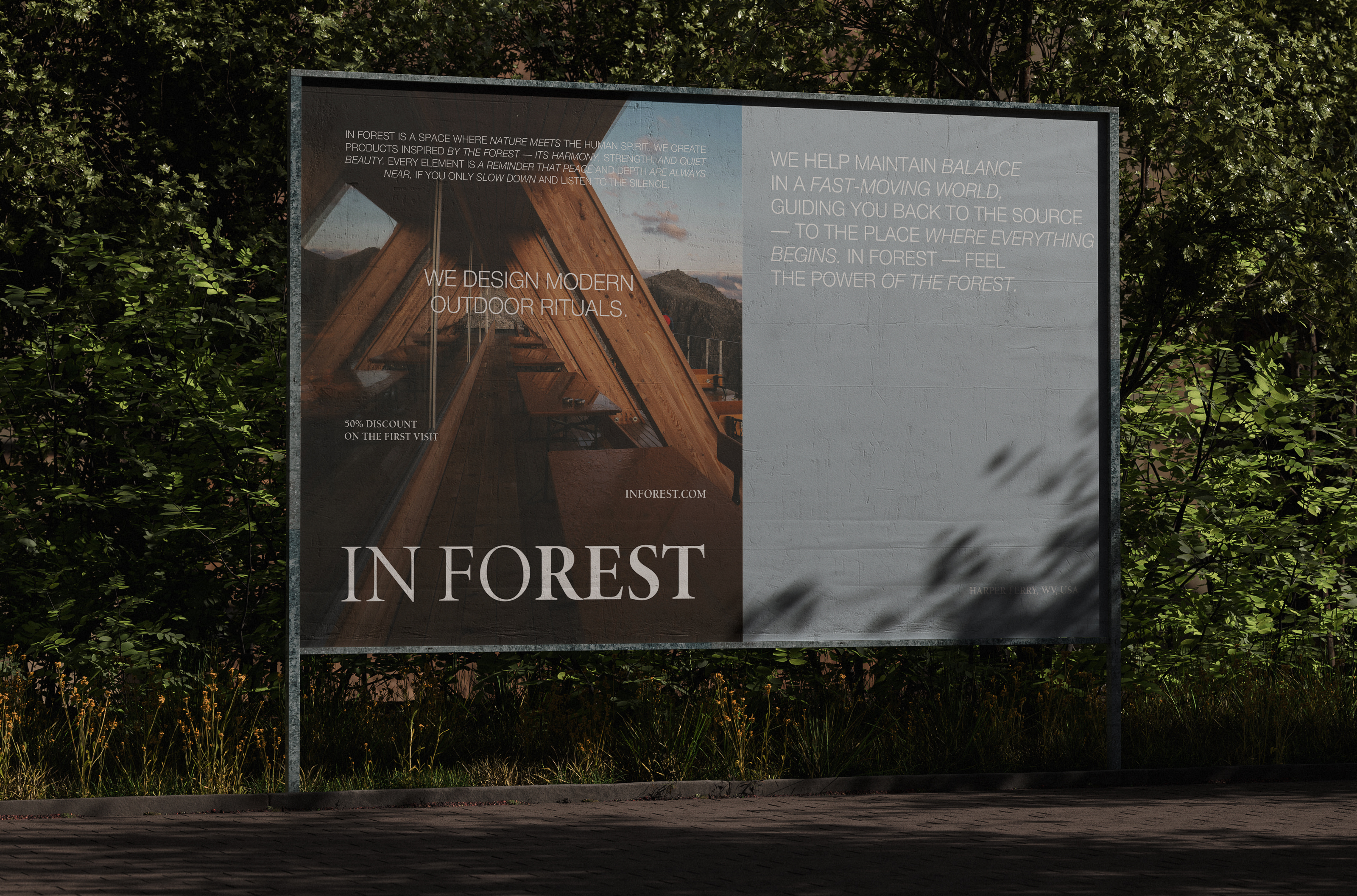 IN FOREST Glamping / брендинг для глэмпинга — Изображение №19 — Брендинг на Dprofile