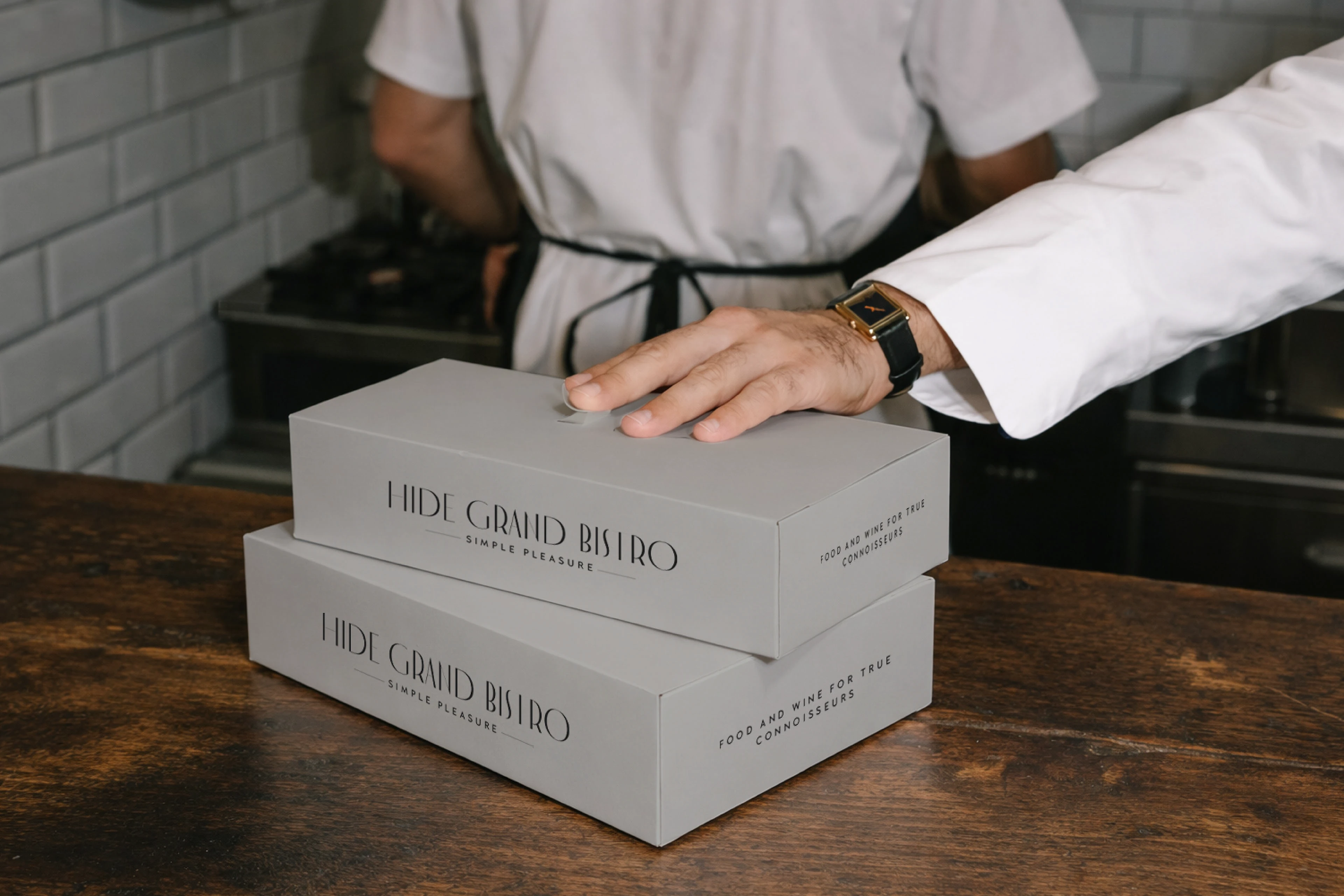 HIDE GRAND BISTRO / restaurant identity — Изображение №11 — Брендинг на Dprofile