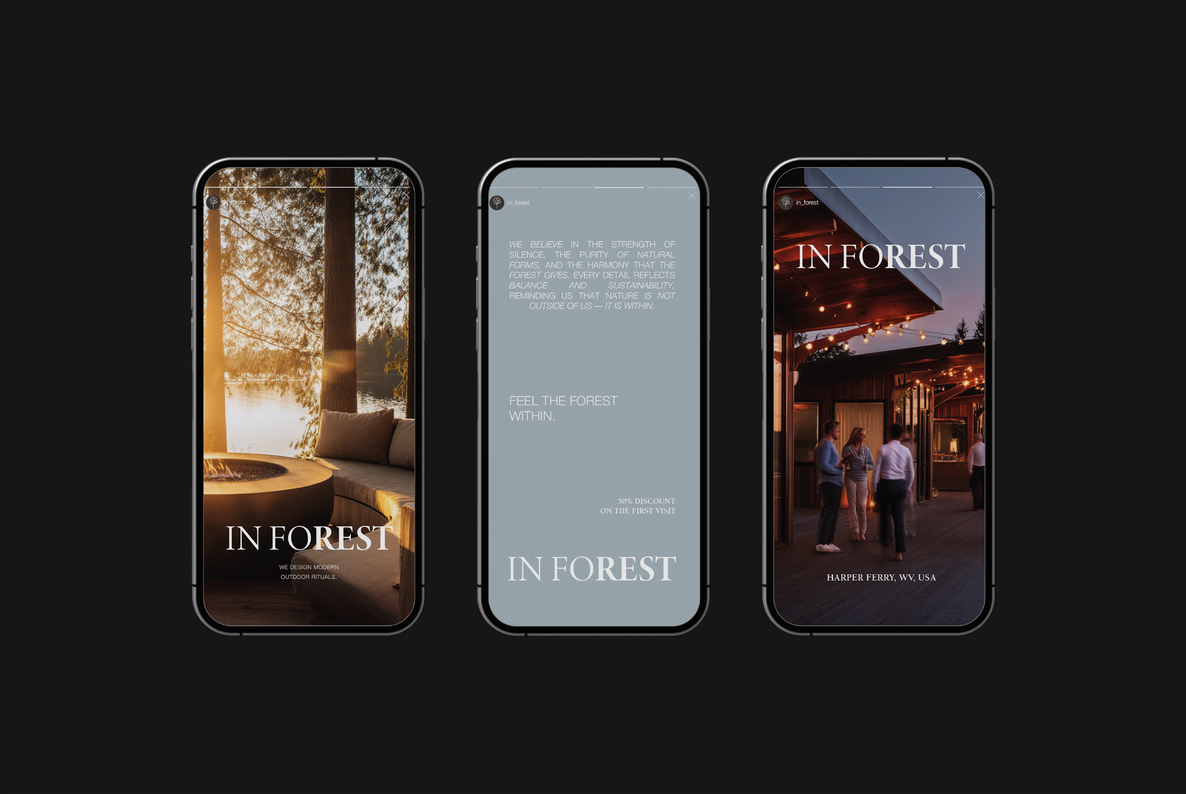 IN FOREST / GLAMPING & CAMPING IDENTITY — Изображение №8 — Брендинг на Dprofile