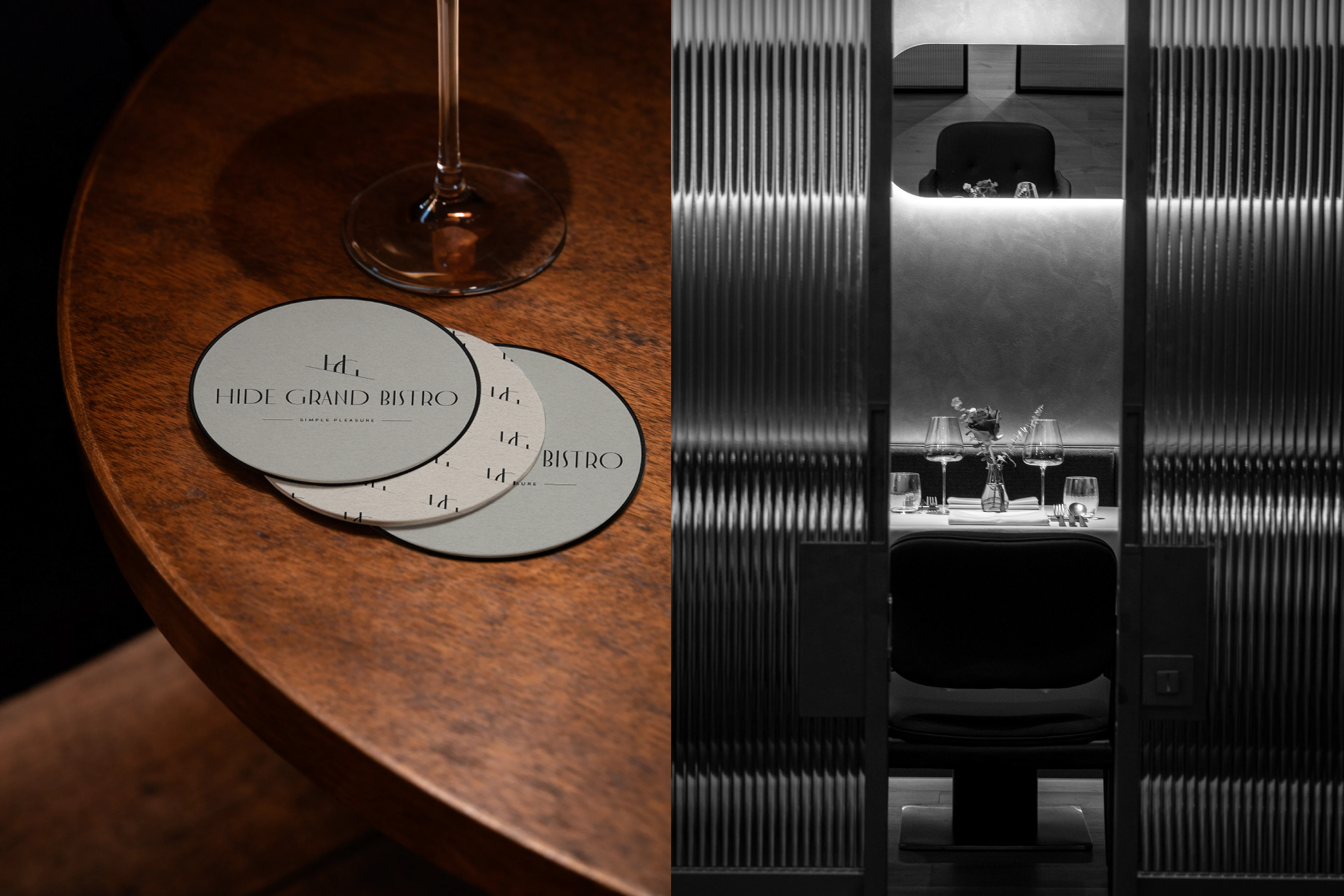 HIDE GRAND BISTRO / restaurant identity — Изображение №4 — Брендинг на Dprofile