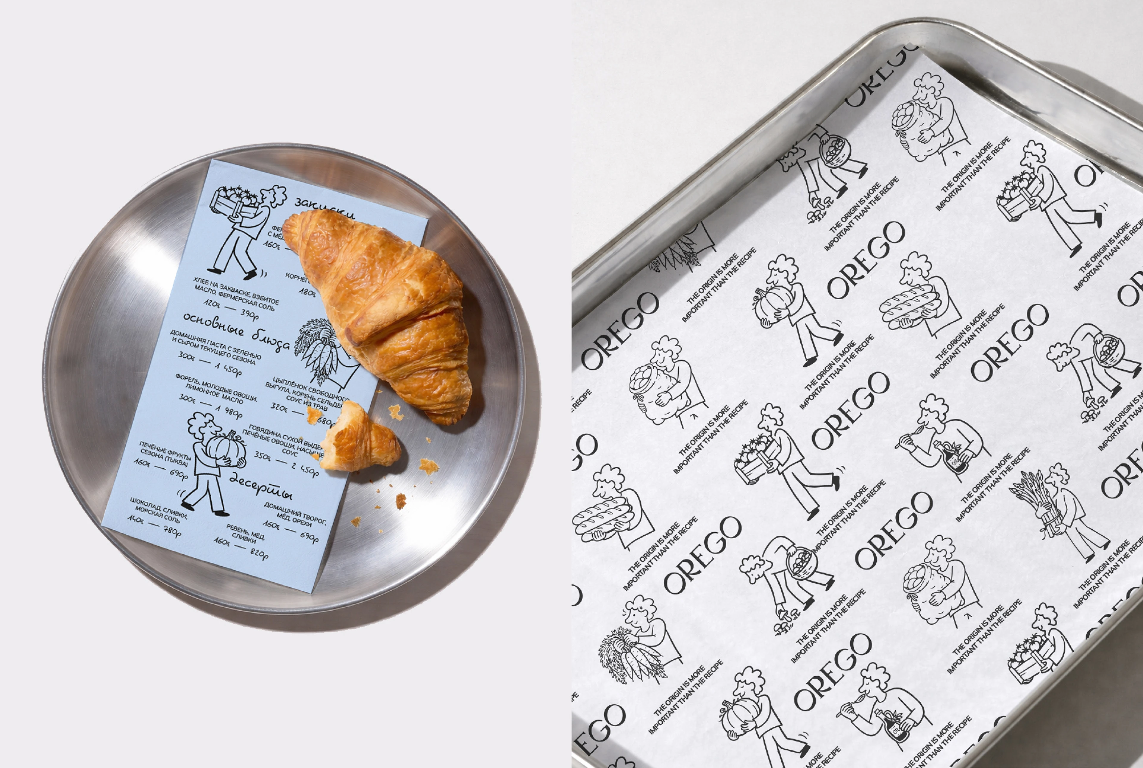 OREGO brand Identity for restaurant / food brand — Изображение №10 — Брендинг на Dprofile