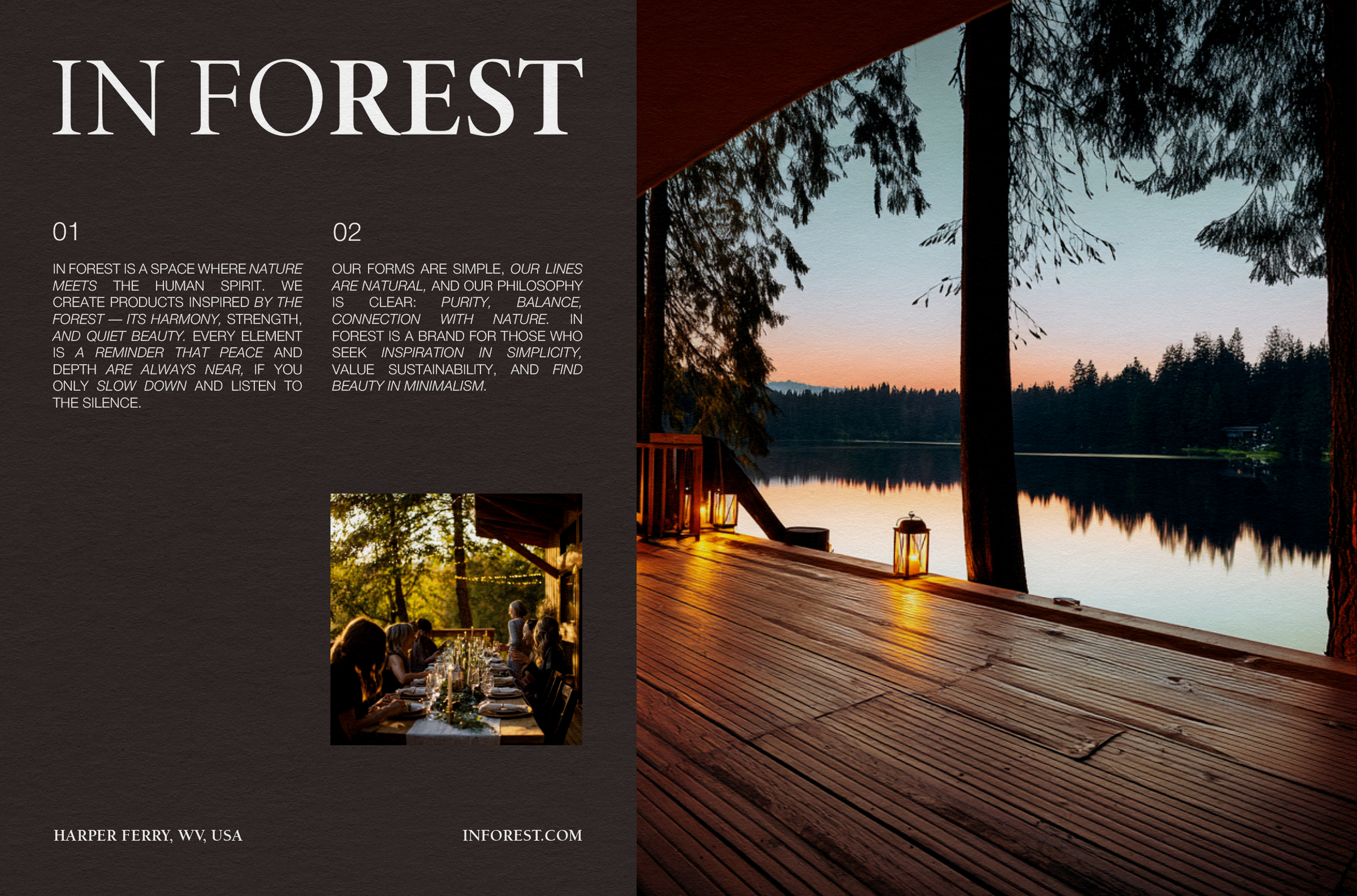 IN FOREST Glamping / брендинг для глэмпинга — Изображение №5 — Брендинг на Dprofile