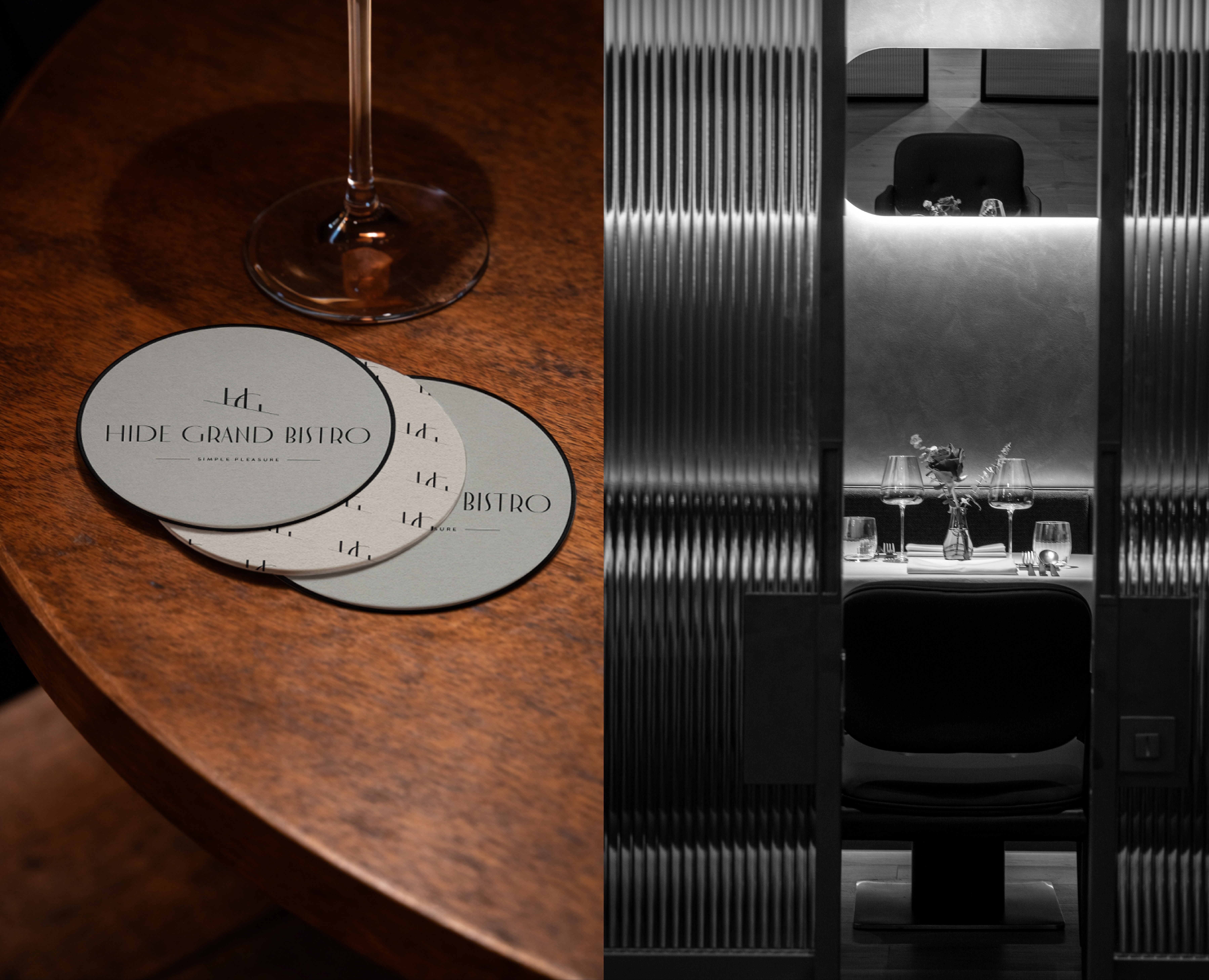 HIDE GRAND BISTRO / restaurant identity — Брендинг на Dprofile
