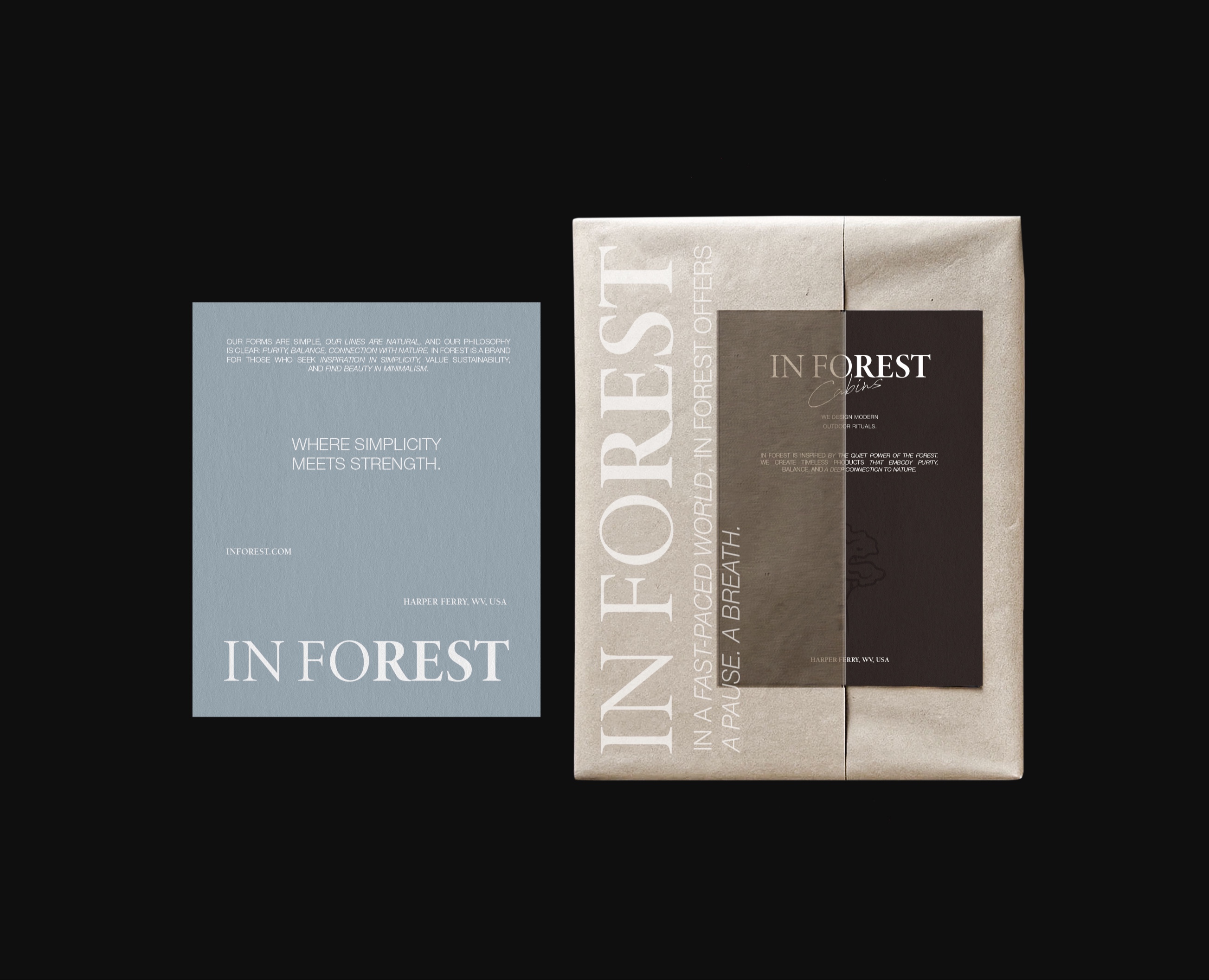 IN FOREST Glamping / брендинг для глэмпинга на Dprofile