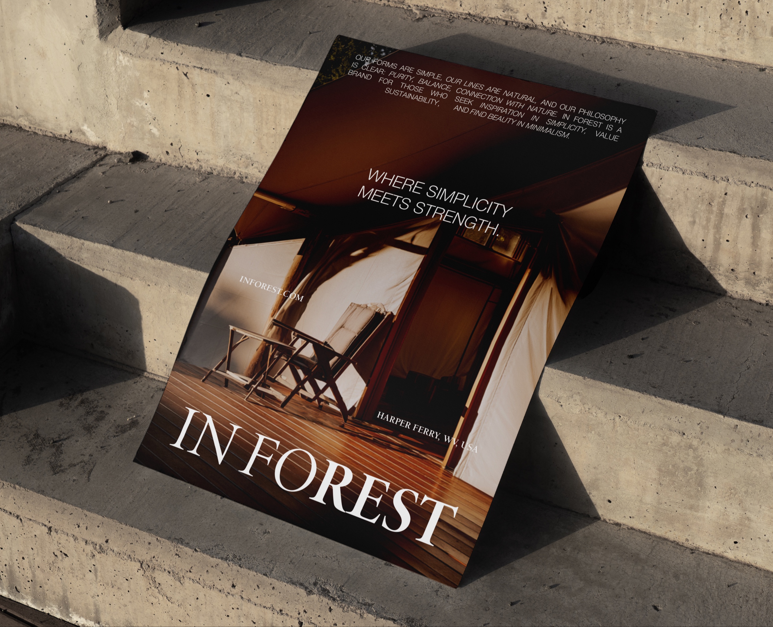 IN FOREST / GLAMPING & CAMPING IDENTITY на Dprofile