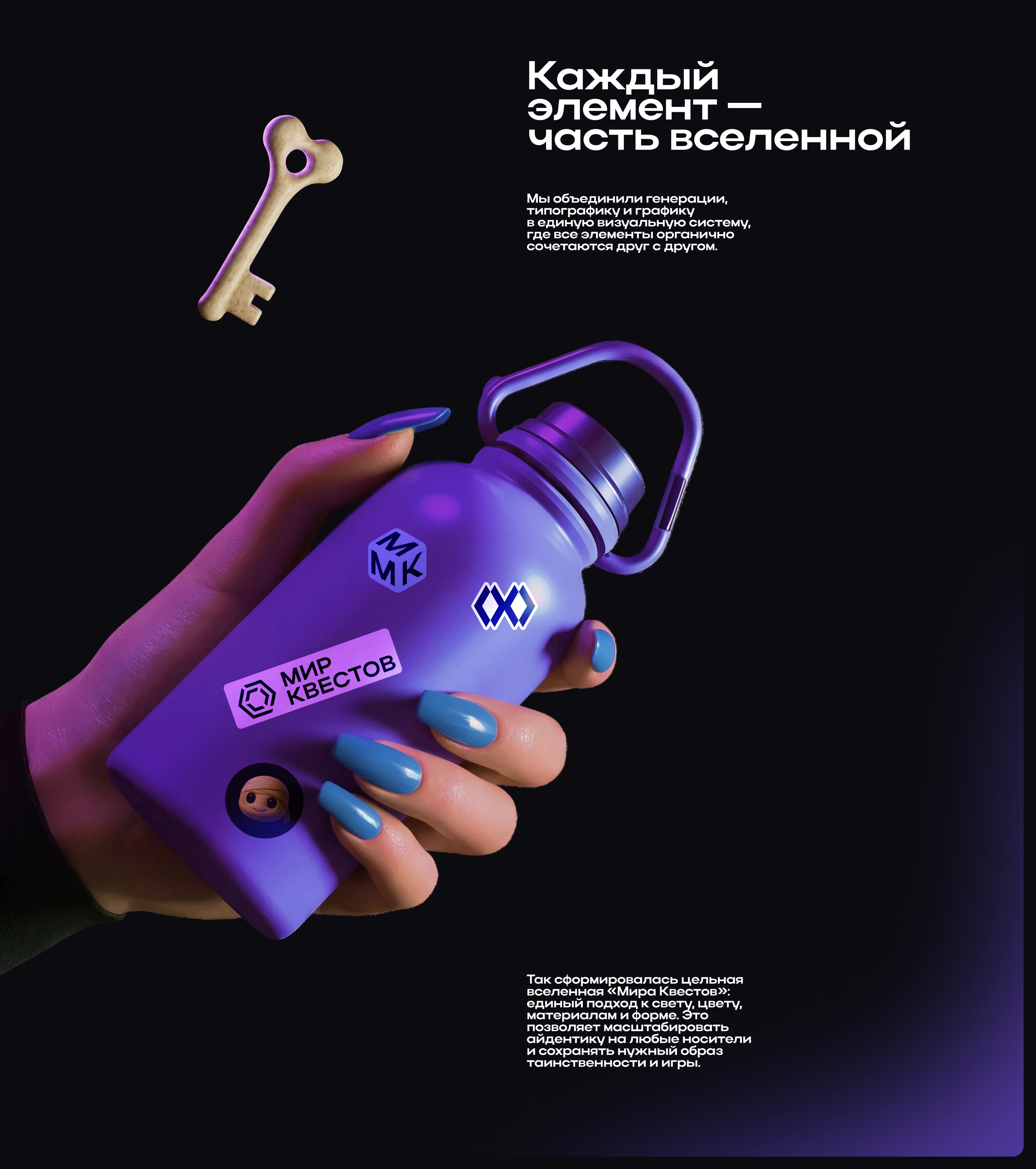 Айдентика «Мир Квестов» — Изображение №4 — Брендинг, Нейро на Dprofile