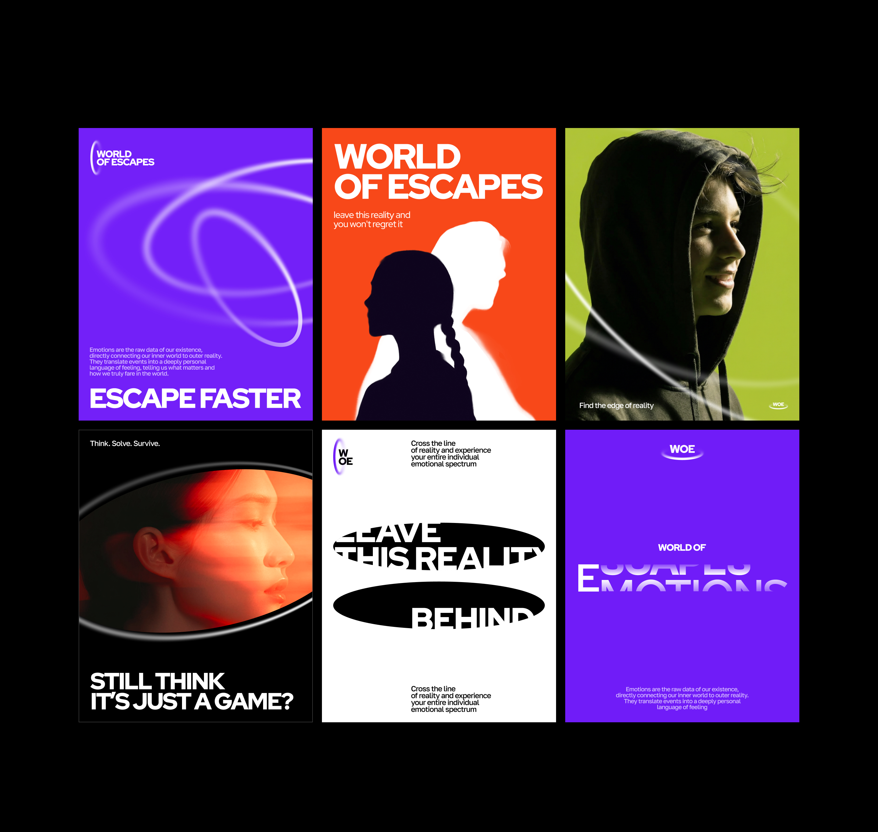 Айдентика для World of Escapes: Агрегатор квестов в США — Изображение №3 — Брендинг, Графика на Dprofile