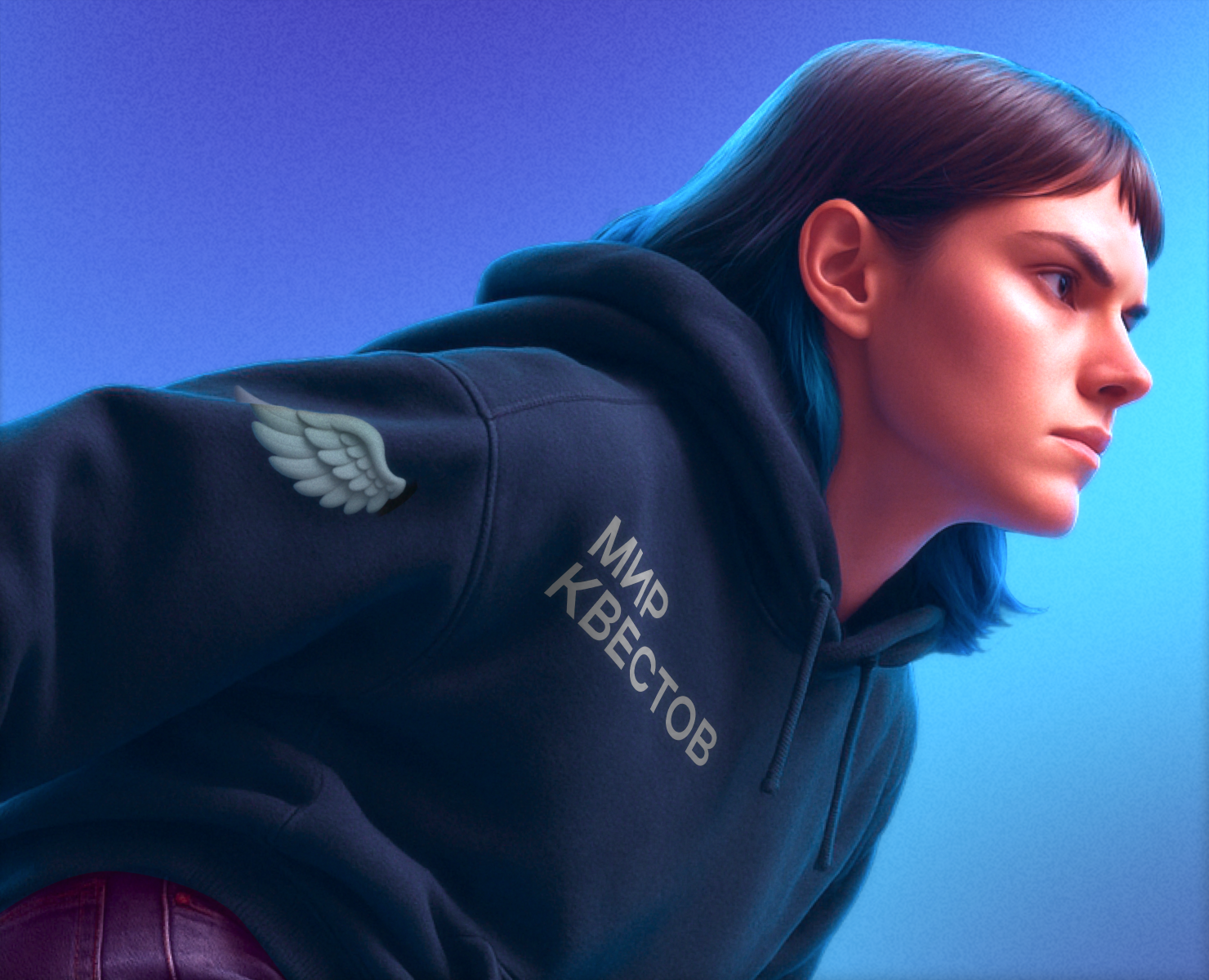 Айдентика «Мир Квестов» на Dprofile