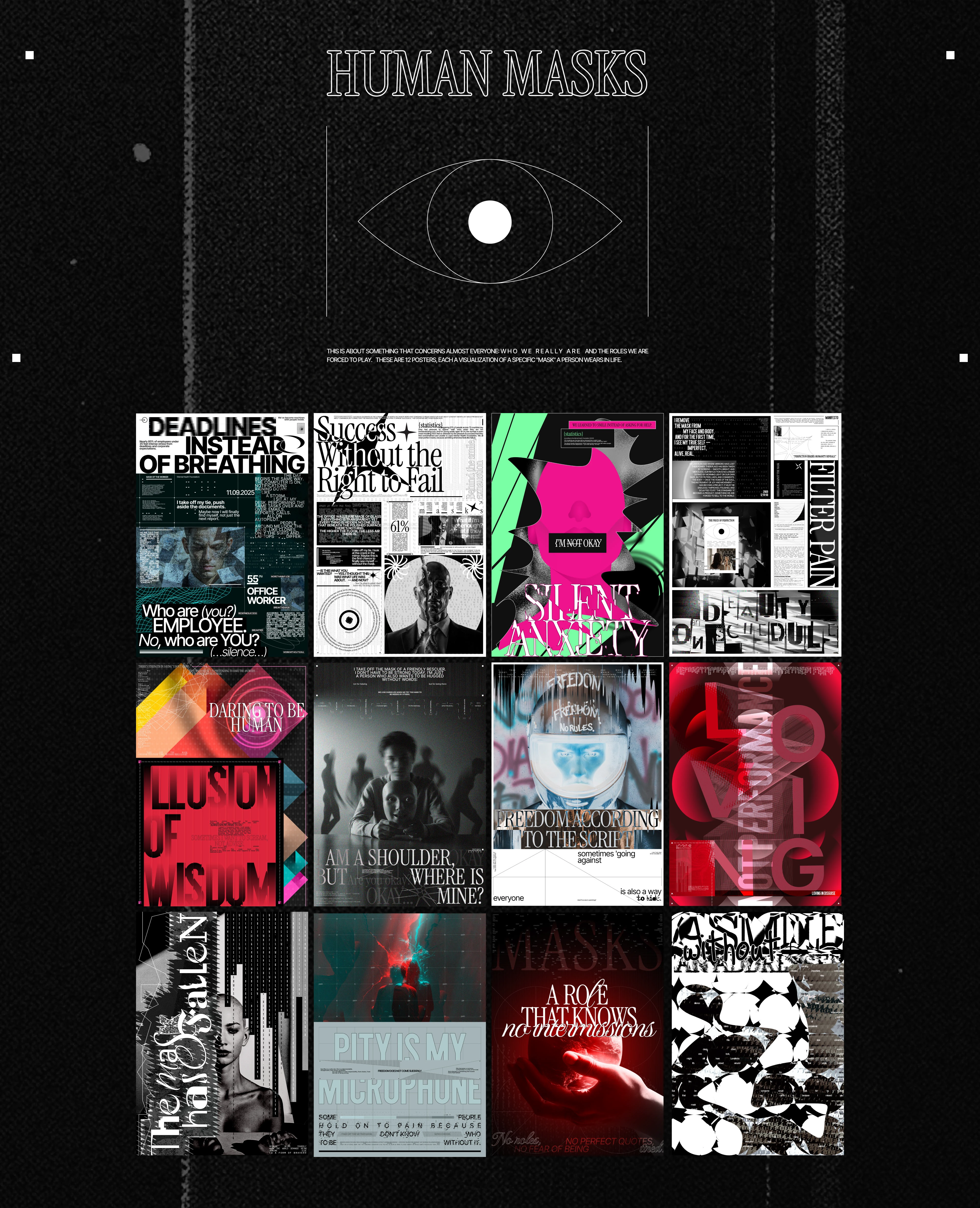 Poster collection I Human masks — Изображение №2 — Графика на Dprofile